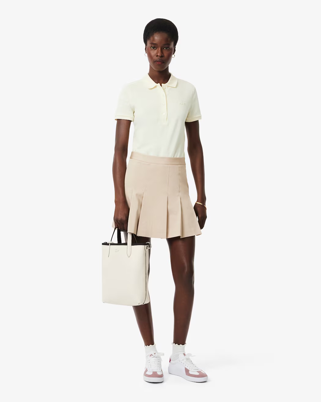 Mala Reversível ANNA Lacoste Noir Farine 4