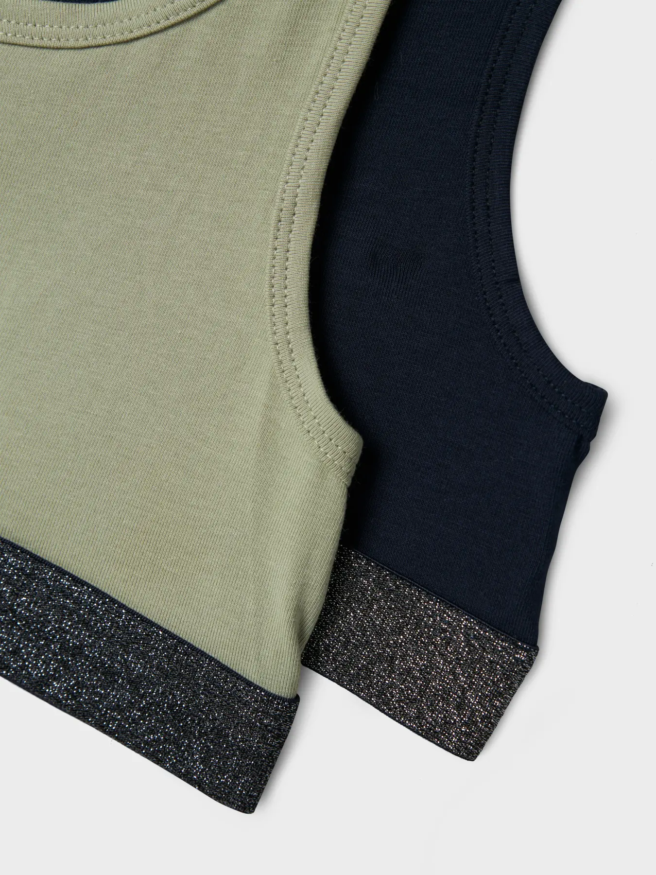 Tops SHORT Name It Seagrass Black 1