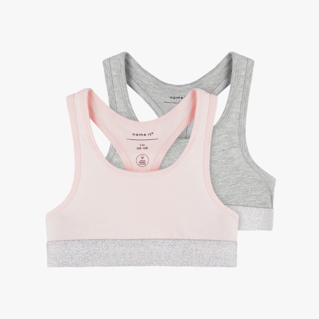 Tops SHORT Name It Pink Grey 0