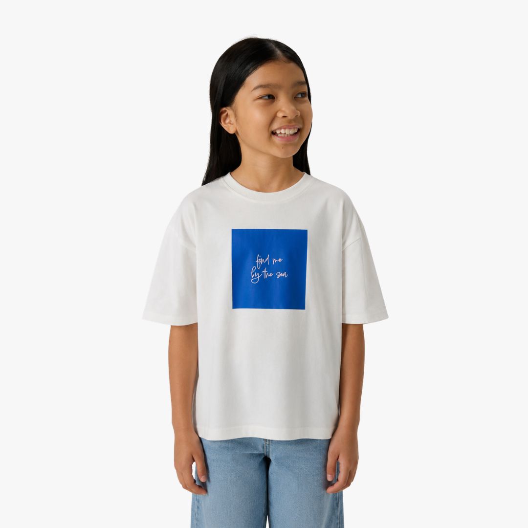 T-shirt HALFRIDA Name It Cloud Dancer