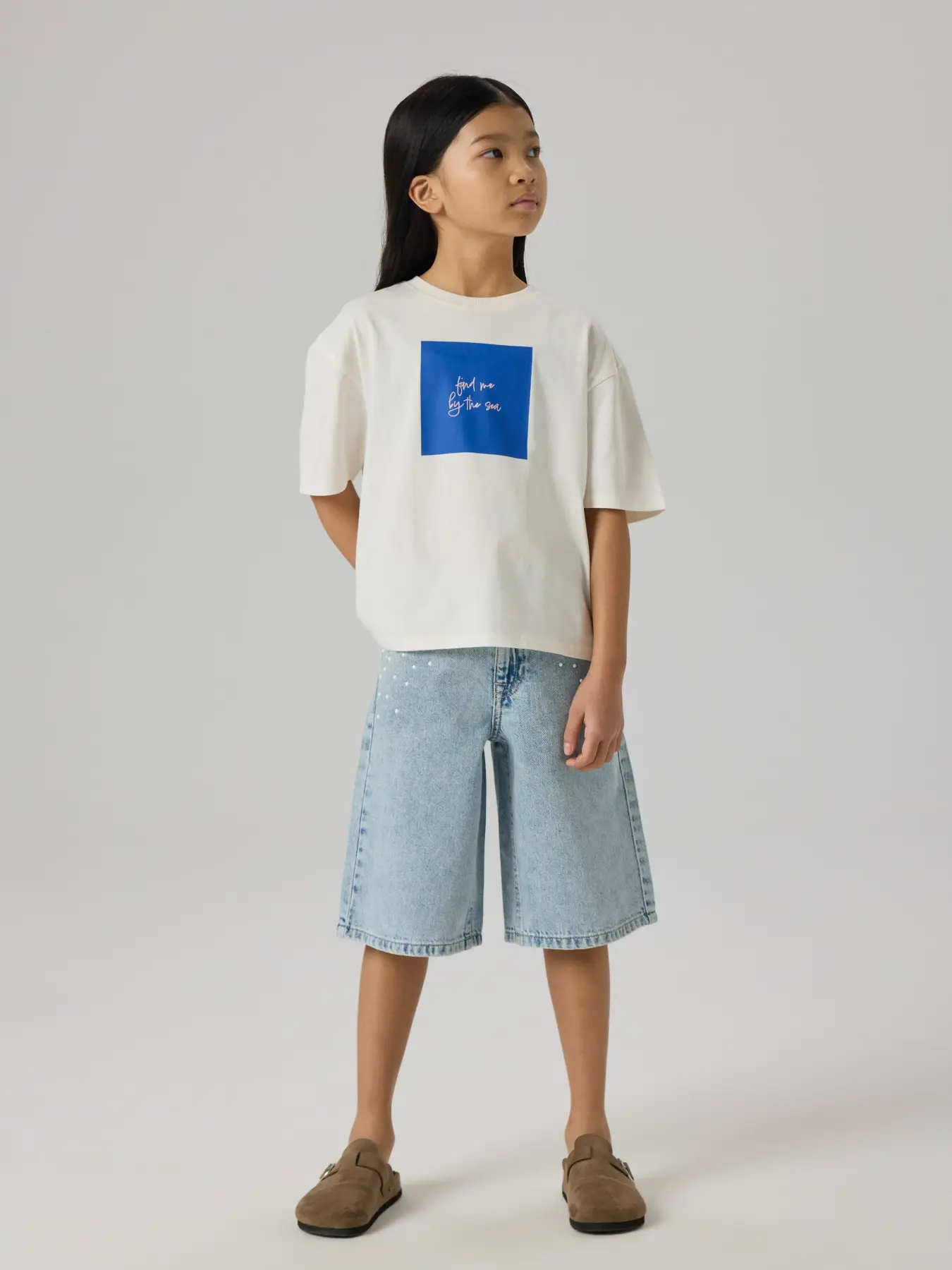T-shirt HALFRIDA Name It Cloud Dancer 2