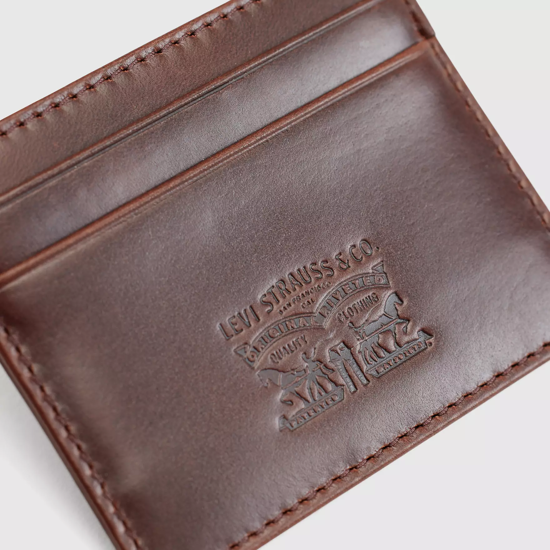 Porta-Cartões LEATHER Levi's Seal Brown 1
