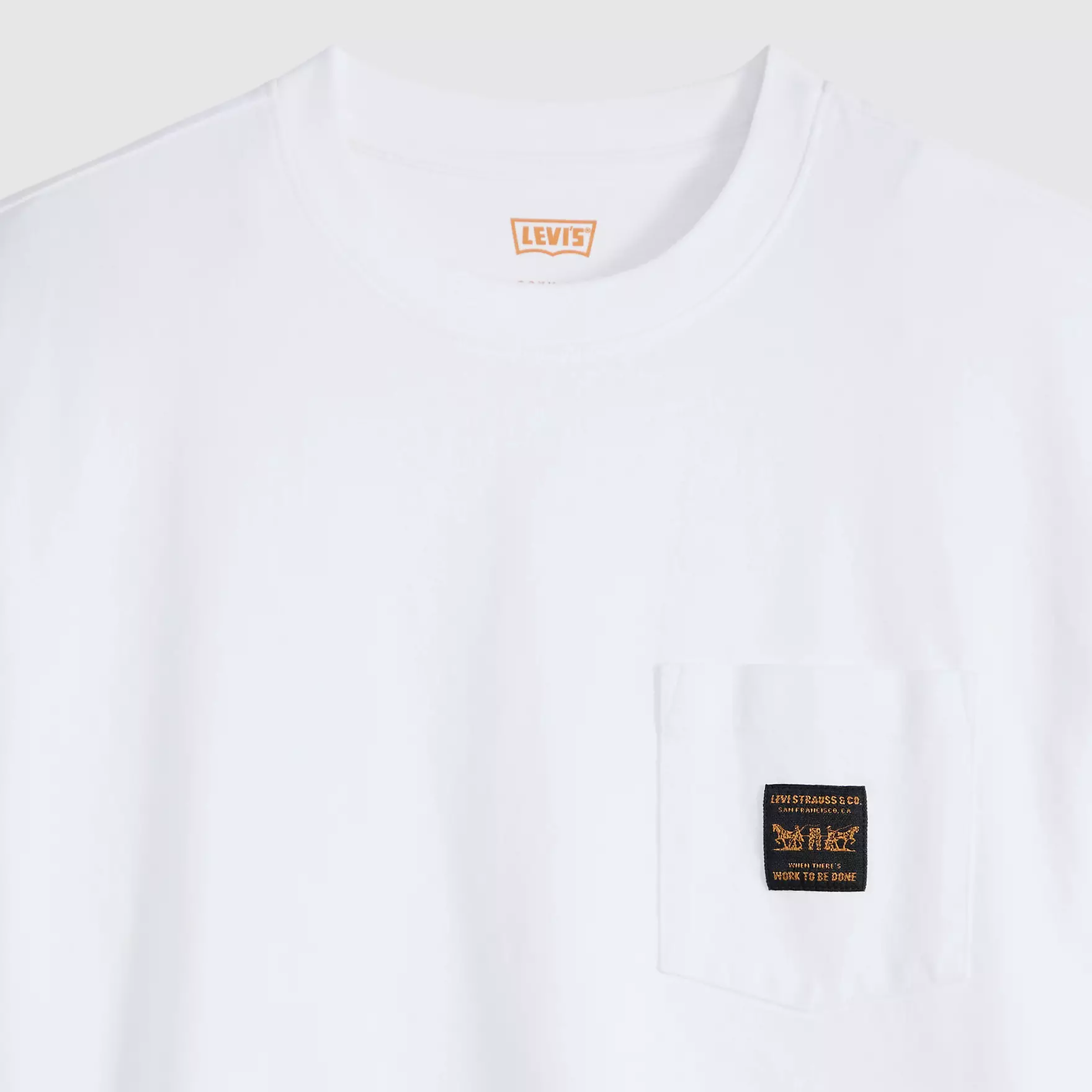 T-shirt POCKET Levi's Bright White 1