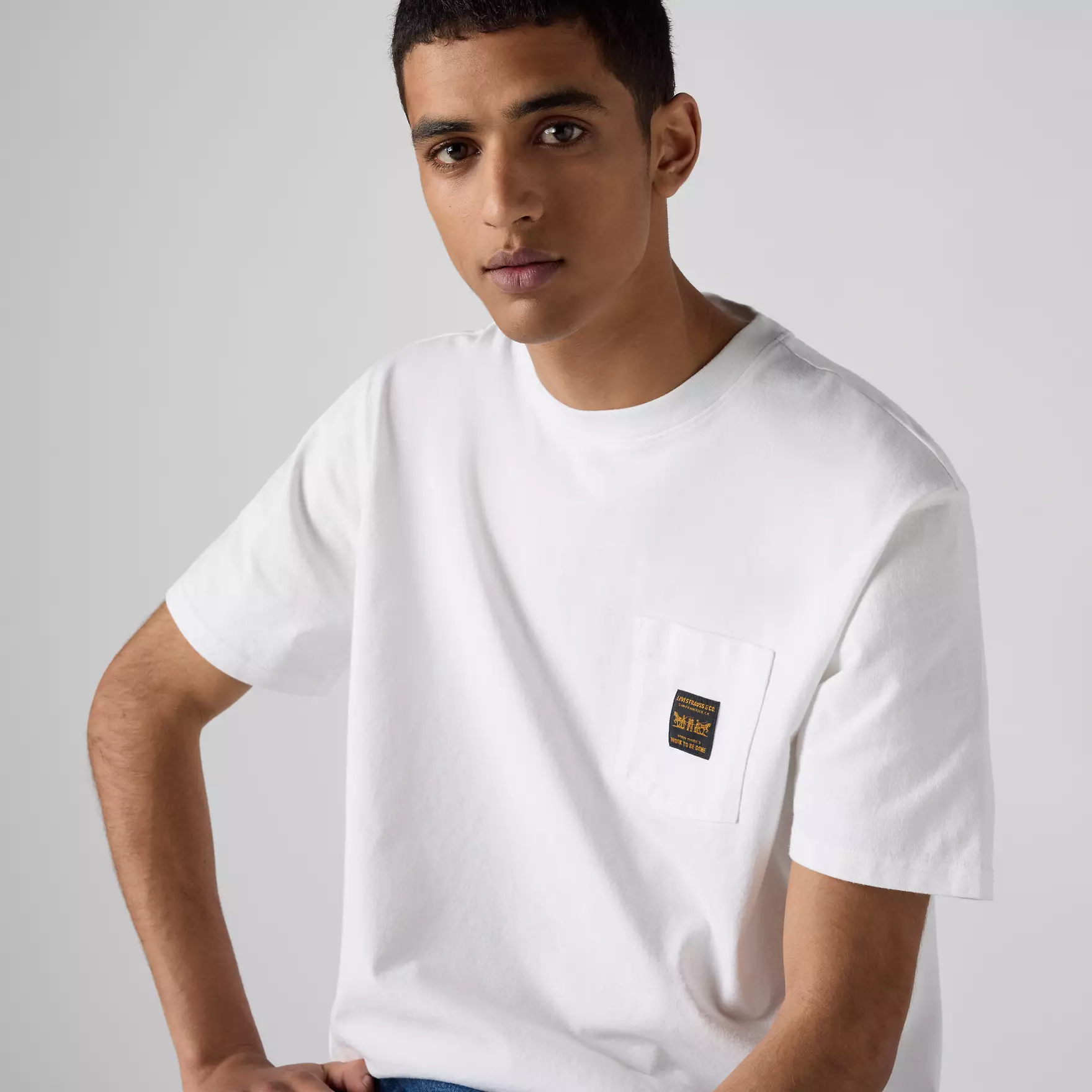 T-shirt POCKET Levi's Bright White 3