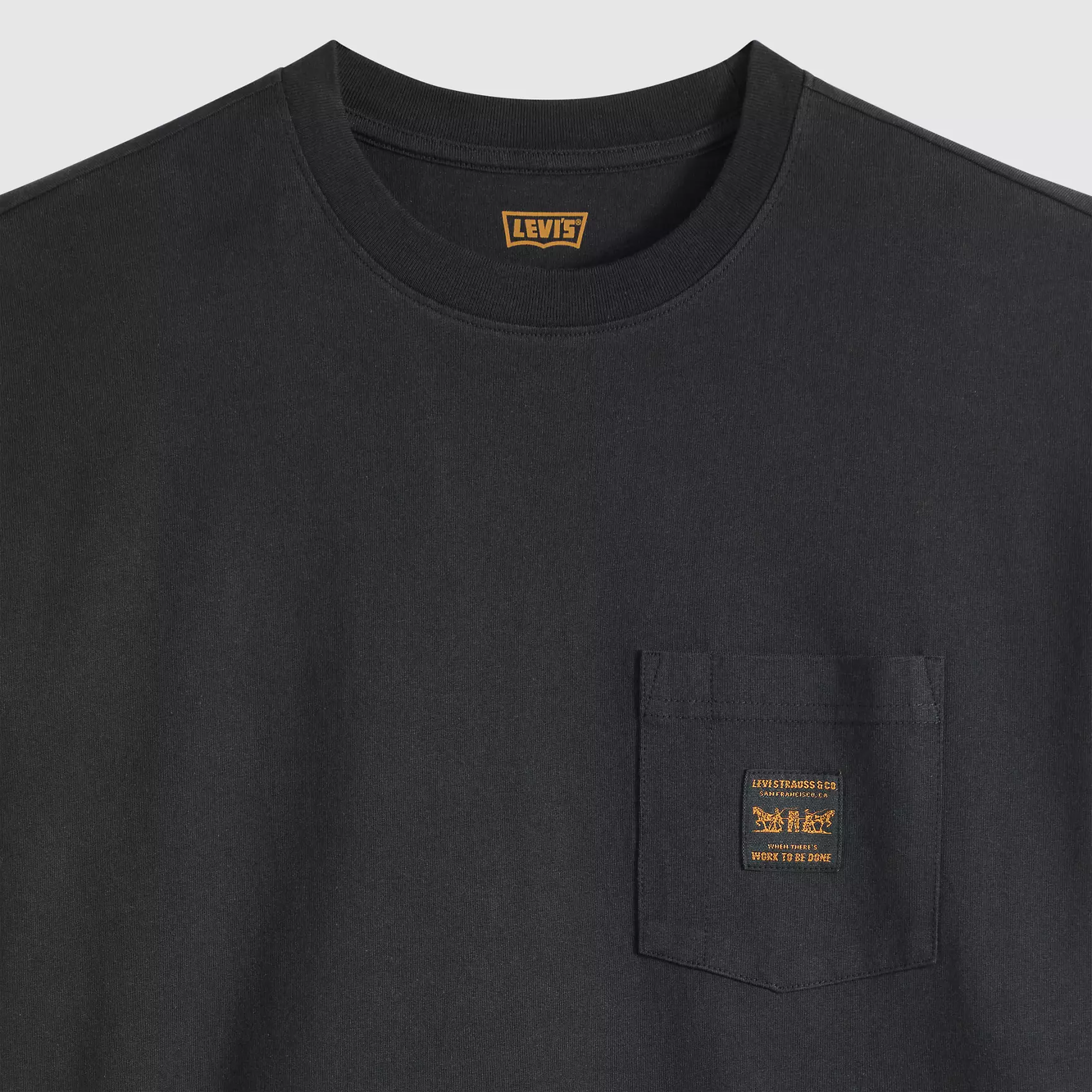 T-shirt POCKET Levi's Jet Black 1