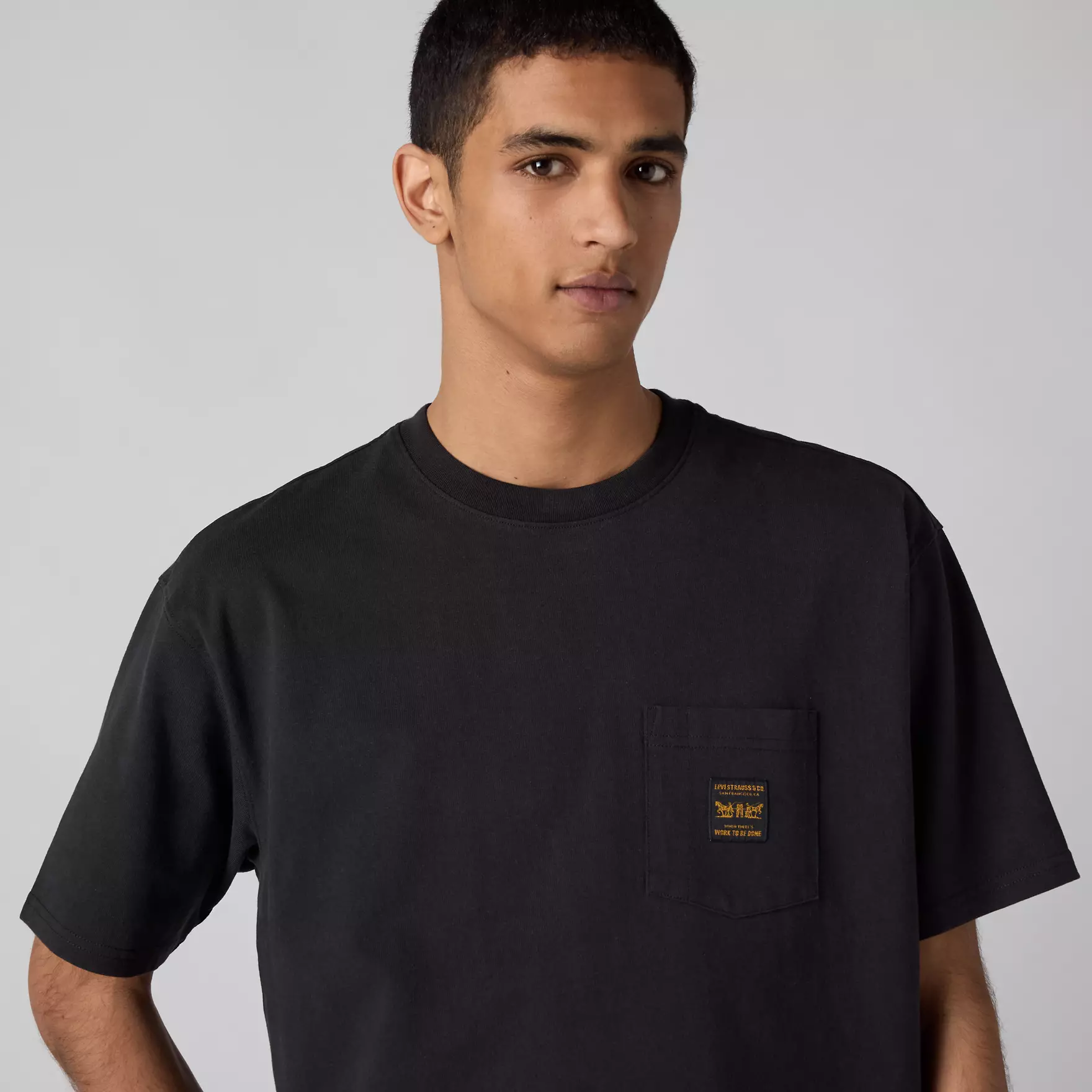 T-shirt POCKET Levi's Jet Black 3