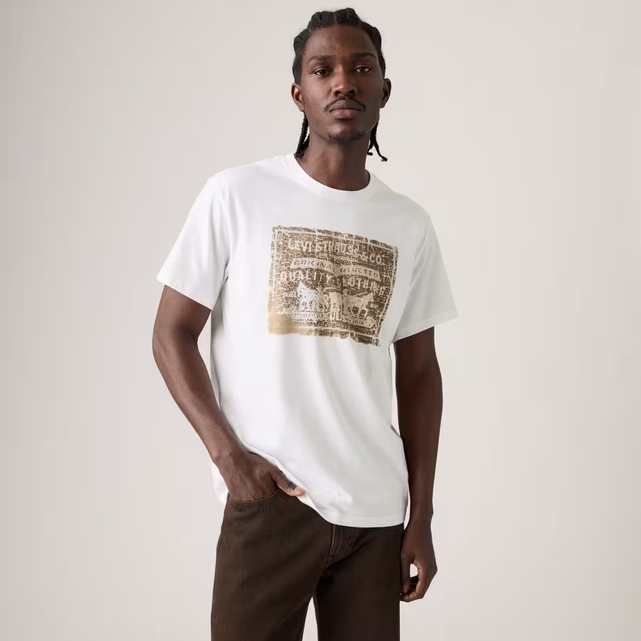 T-shirt RELAXED FIT Levi's White Plus 3