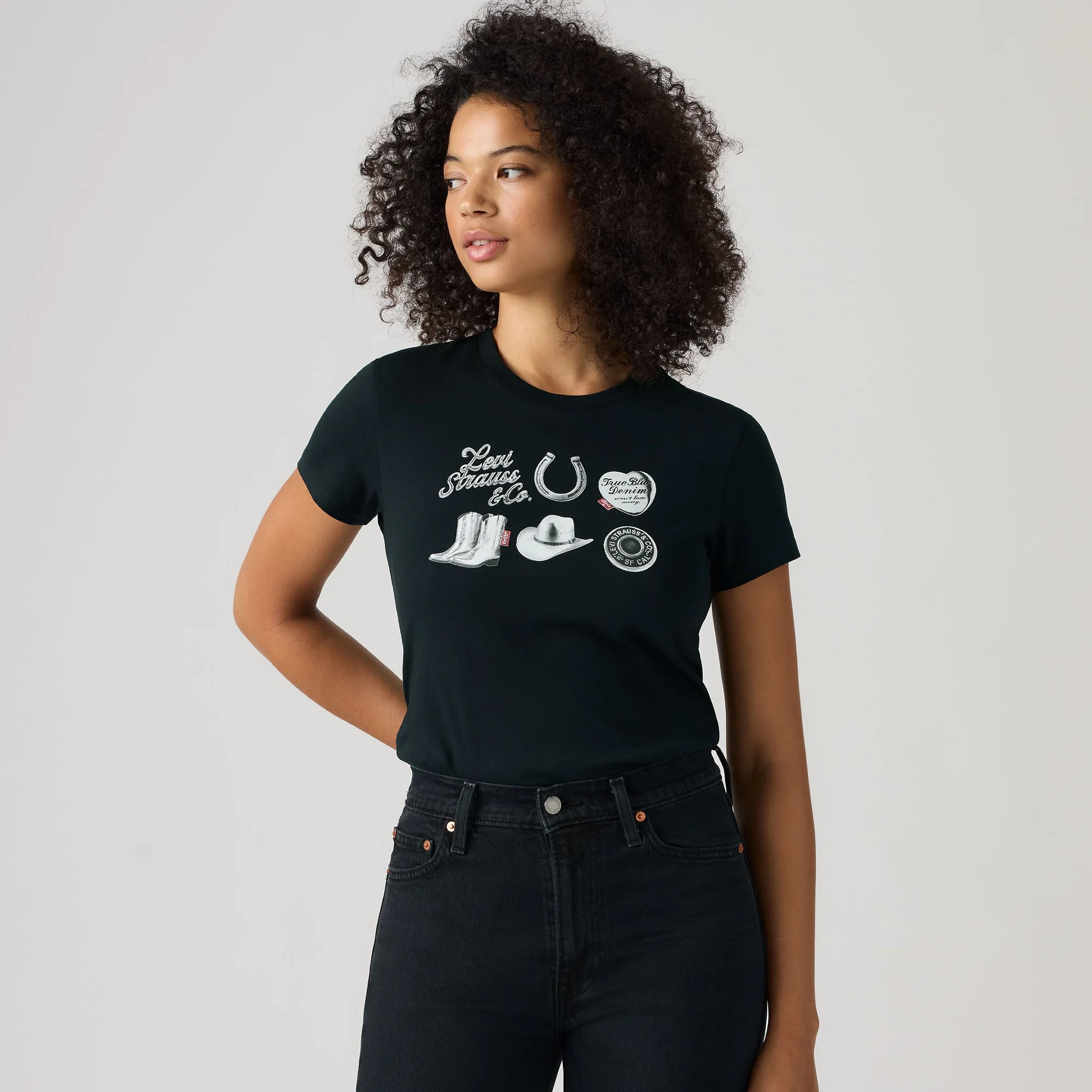 T-shirt PERFECT Levi's Silver Grid 1
