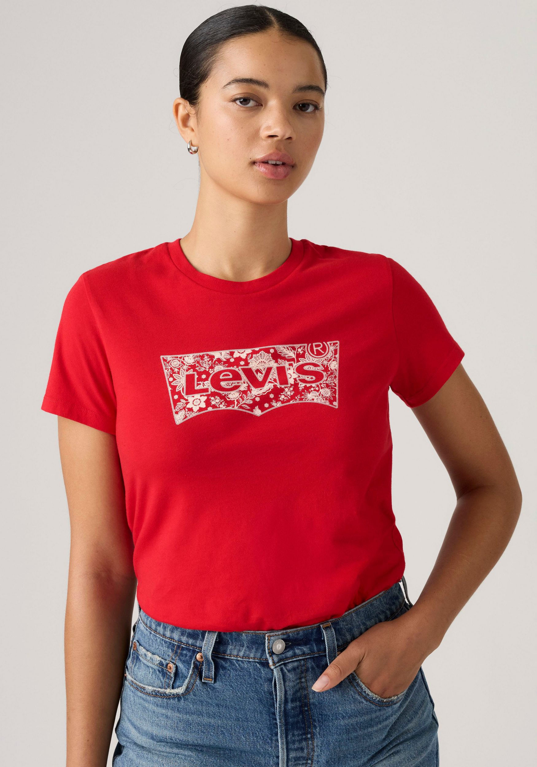 T-shirt PERFECT Levi's True Red 5