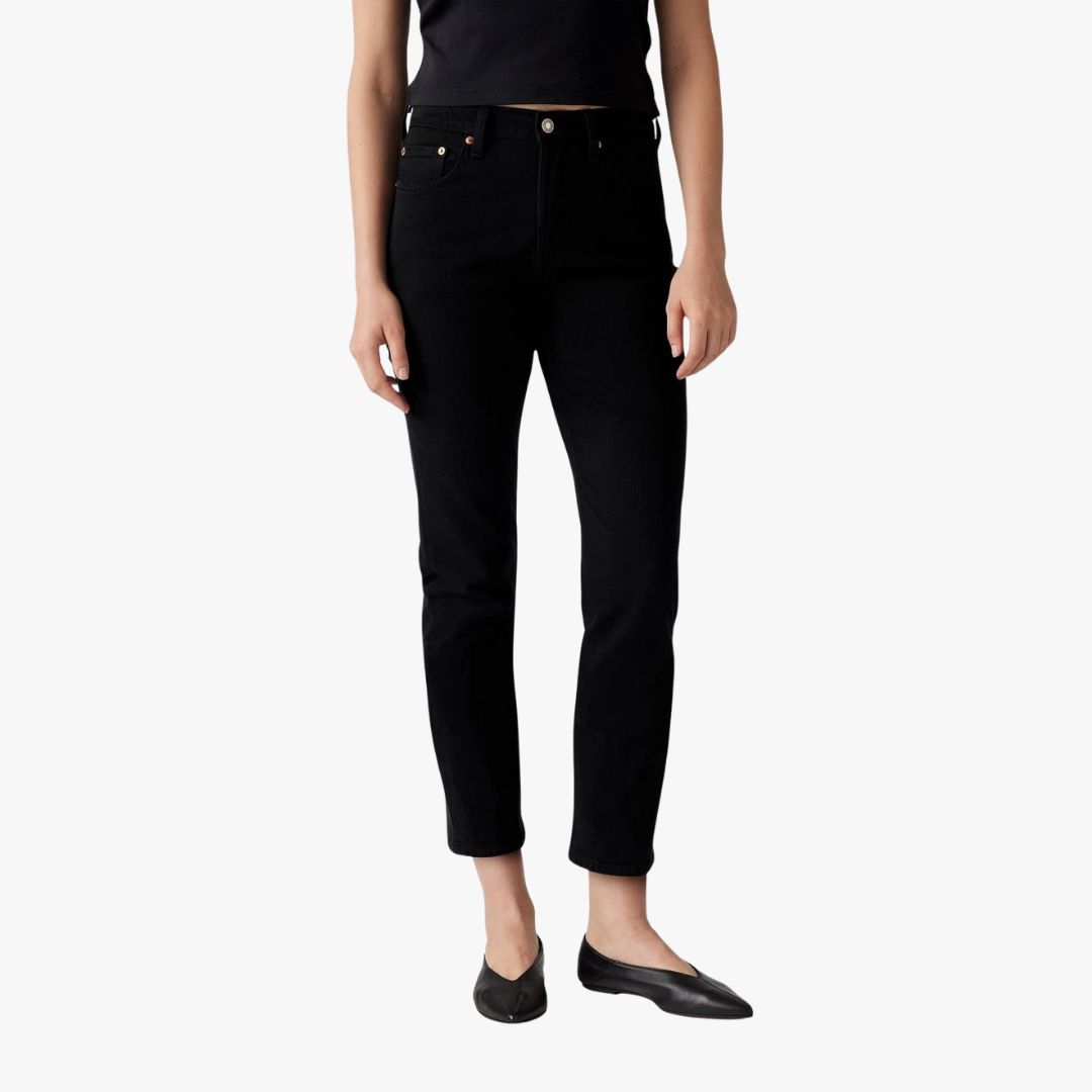 Jeans 501 CROP Levi's Black Sprout 0