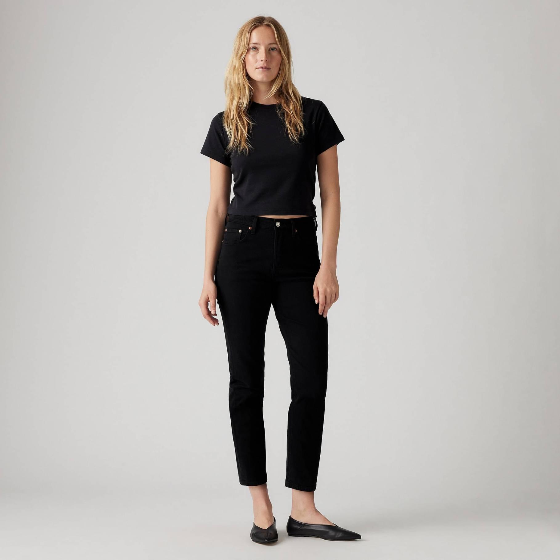 Jeans 501 CROP Levi's Black Sprout 1