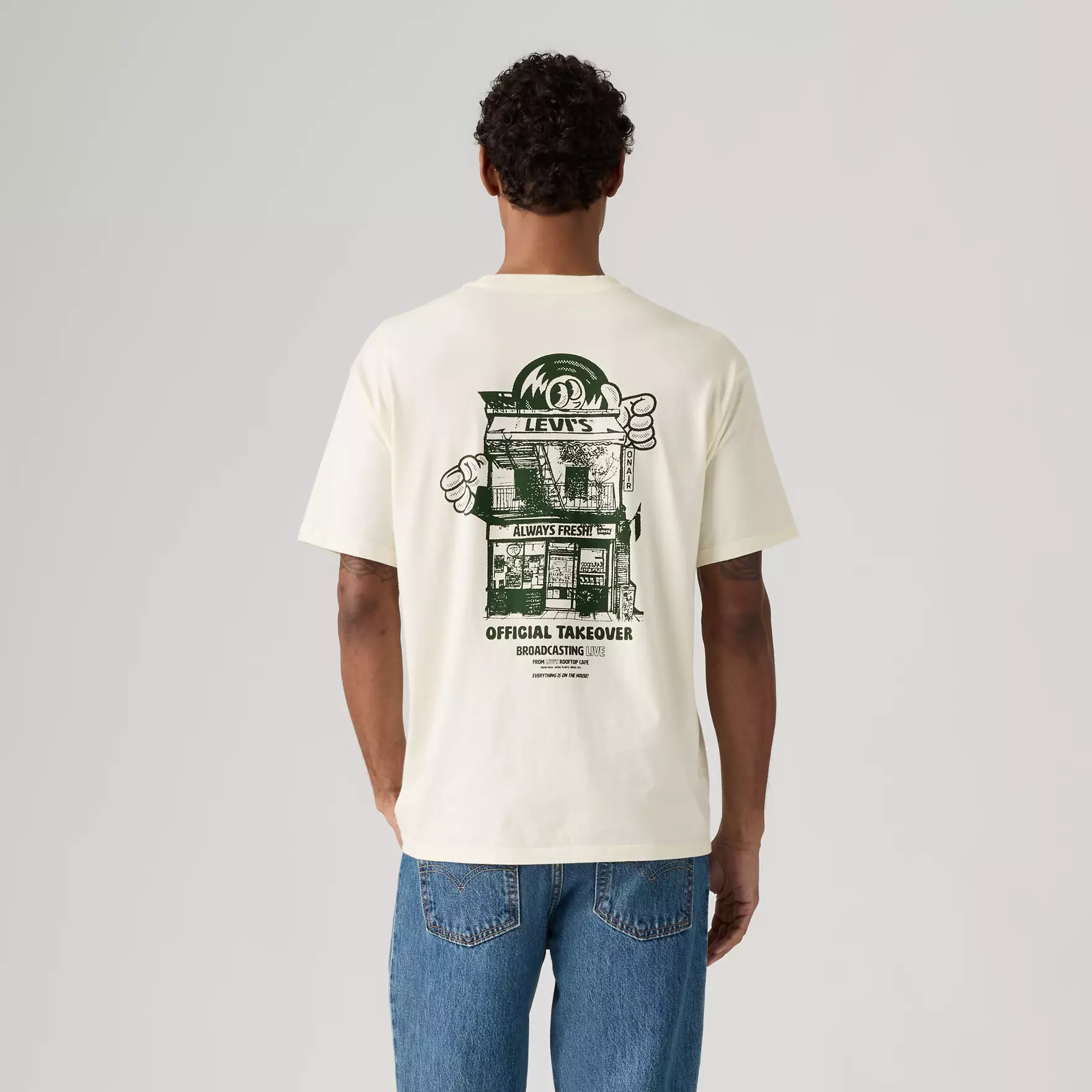 T-shirt VINTAGE FIT Levi's Egret 3