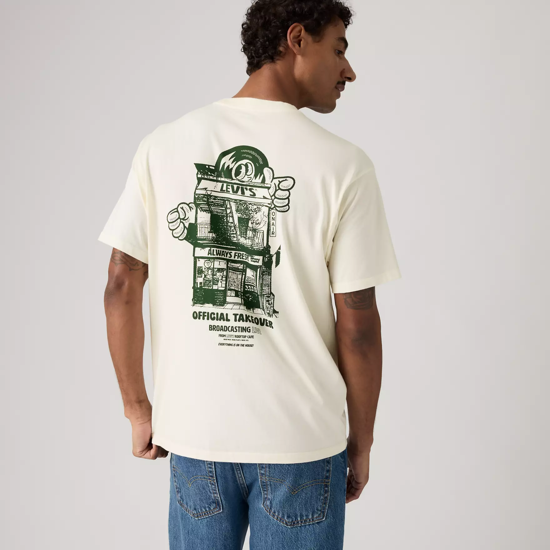 T-shirt VINTAGE FIT Levi's Egret 2