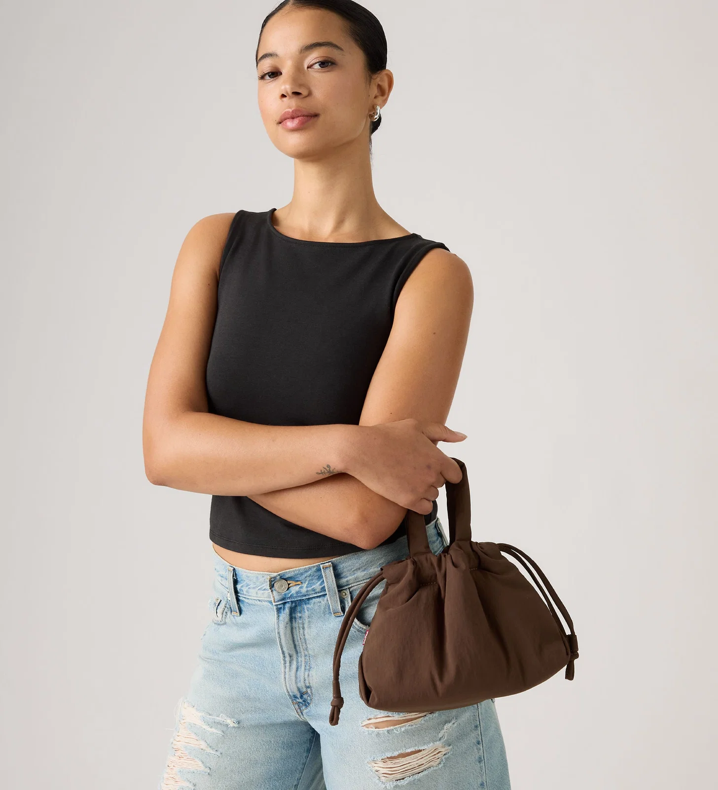 Mala SMALL CASEY Levi's Seal Brown 1