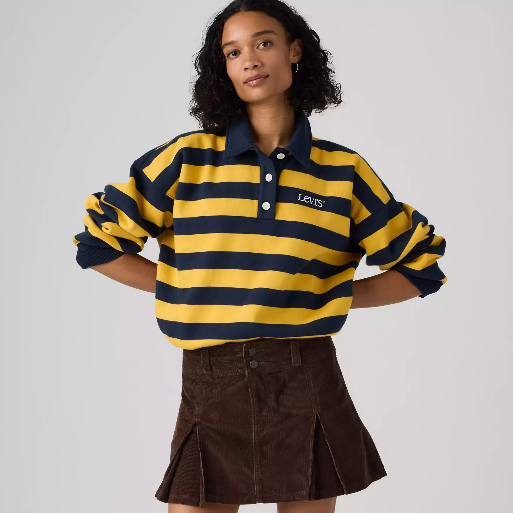 Polo RUGBY Levi's Spicy Mustard 3