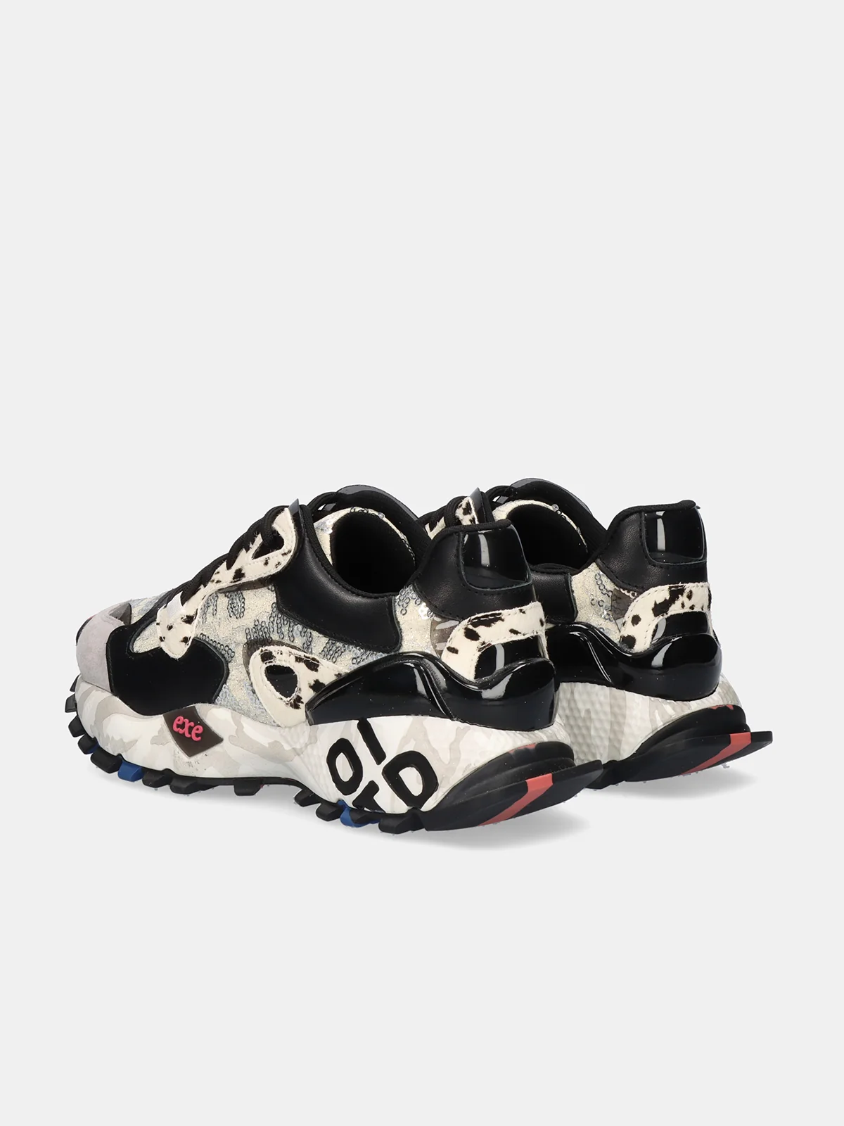 Sapatilhas 134-10 Exé Cow Black 4