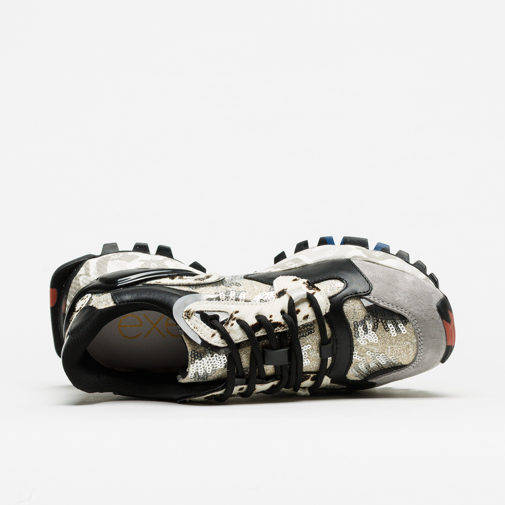 Sapatilhas 134-10 Exé Cow Black 4