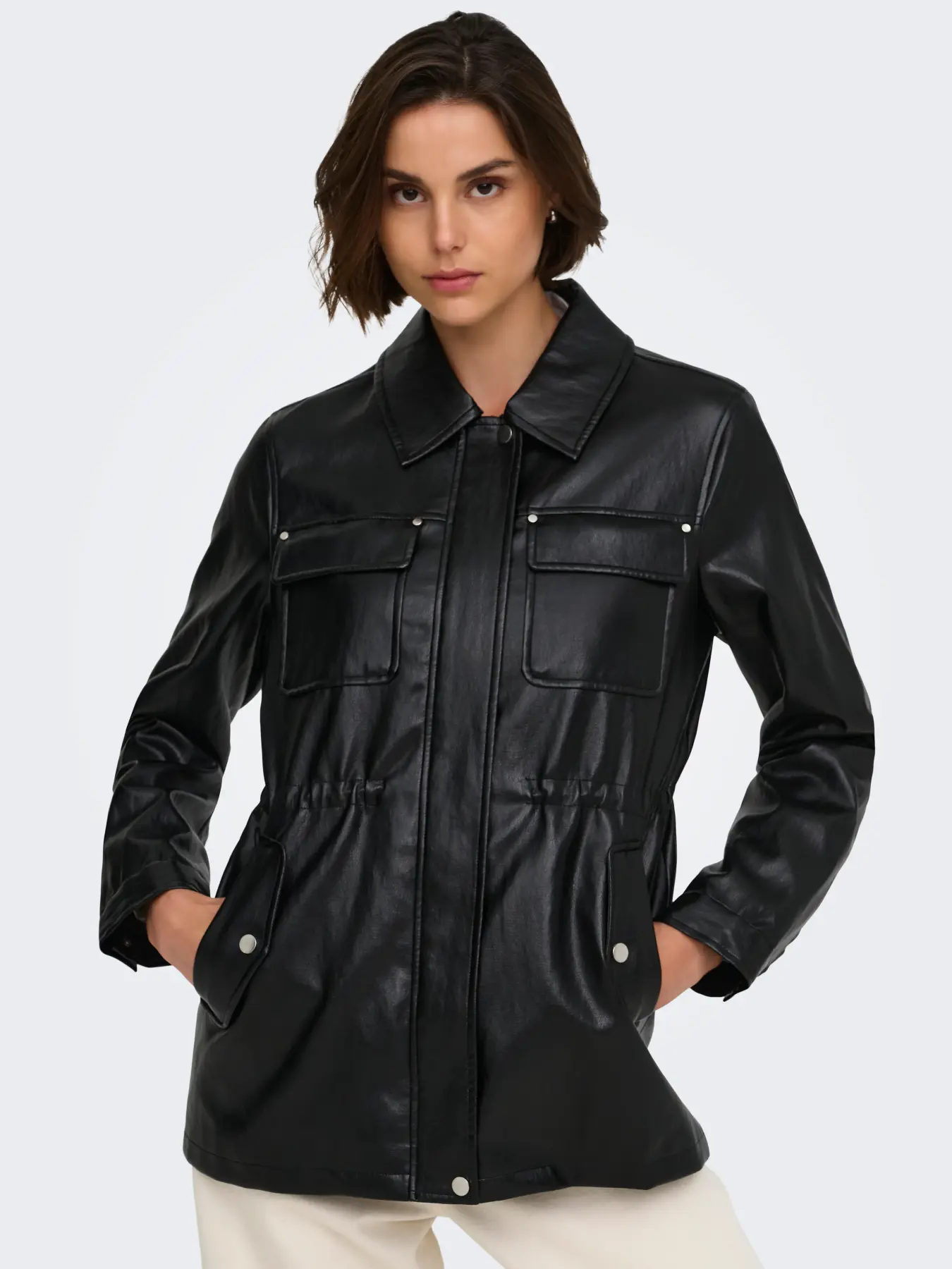 Casaco FAUX Only Black 5