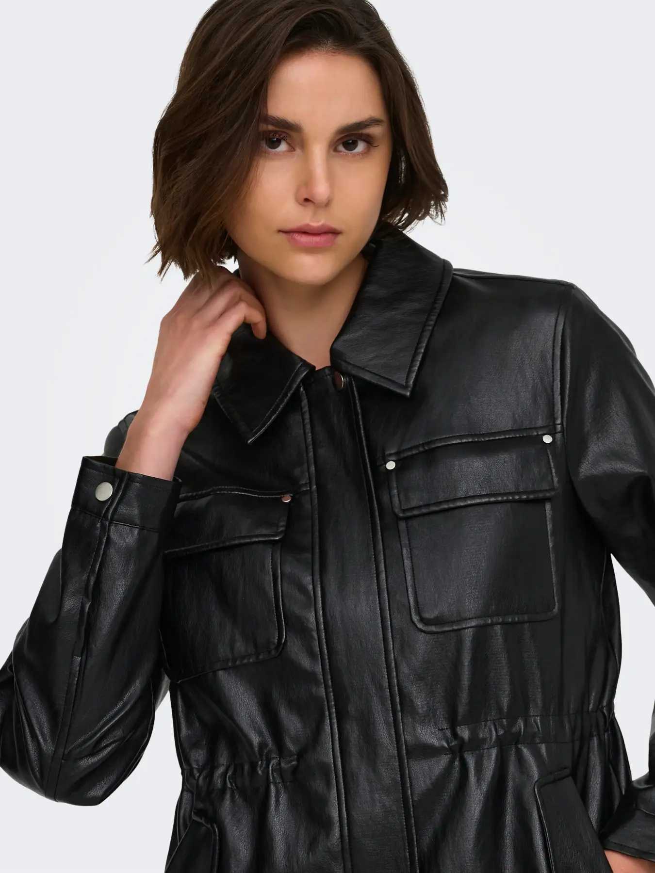 Casaco FAUX Only Black 3