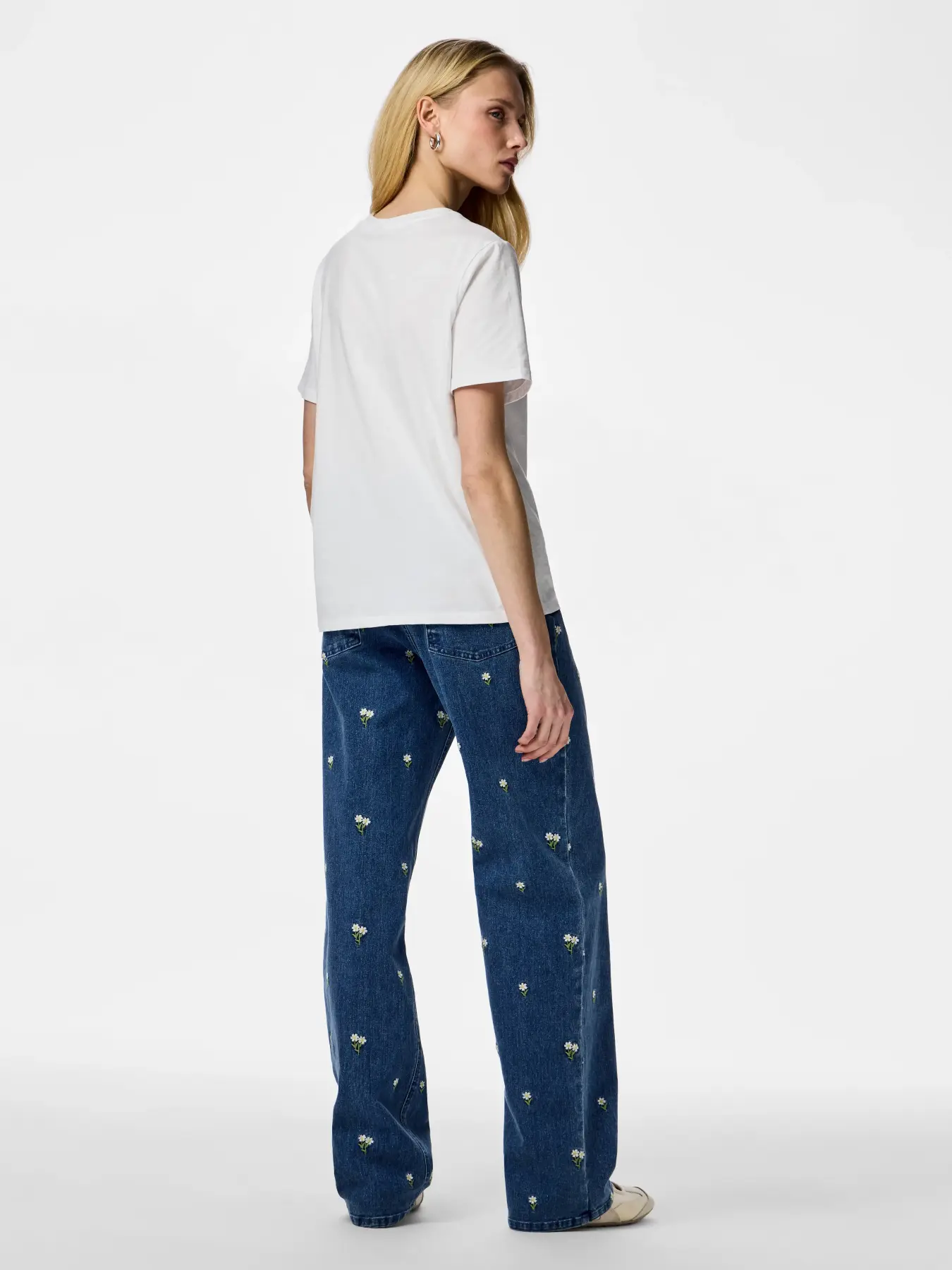 Jeans FLORA Pieces Medium Blue 5