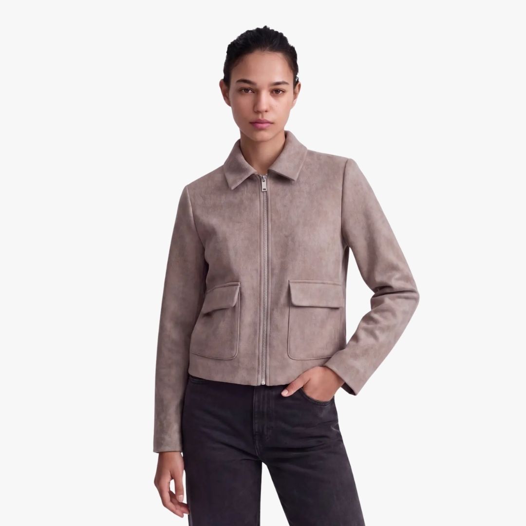 Casaco VELA Only Taupe Gray
