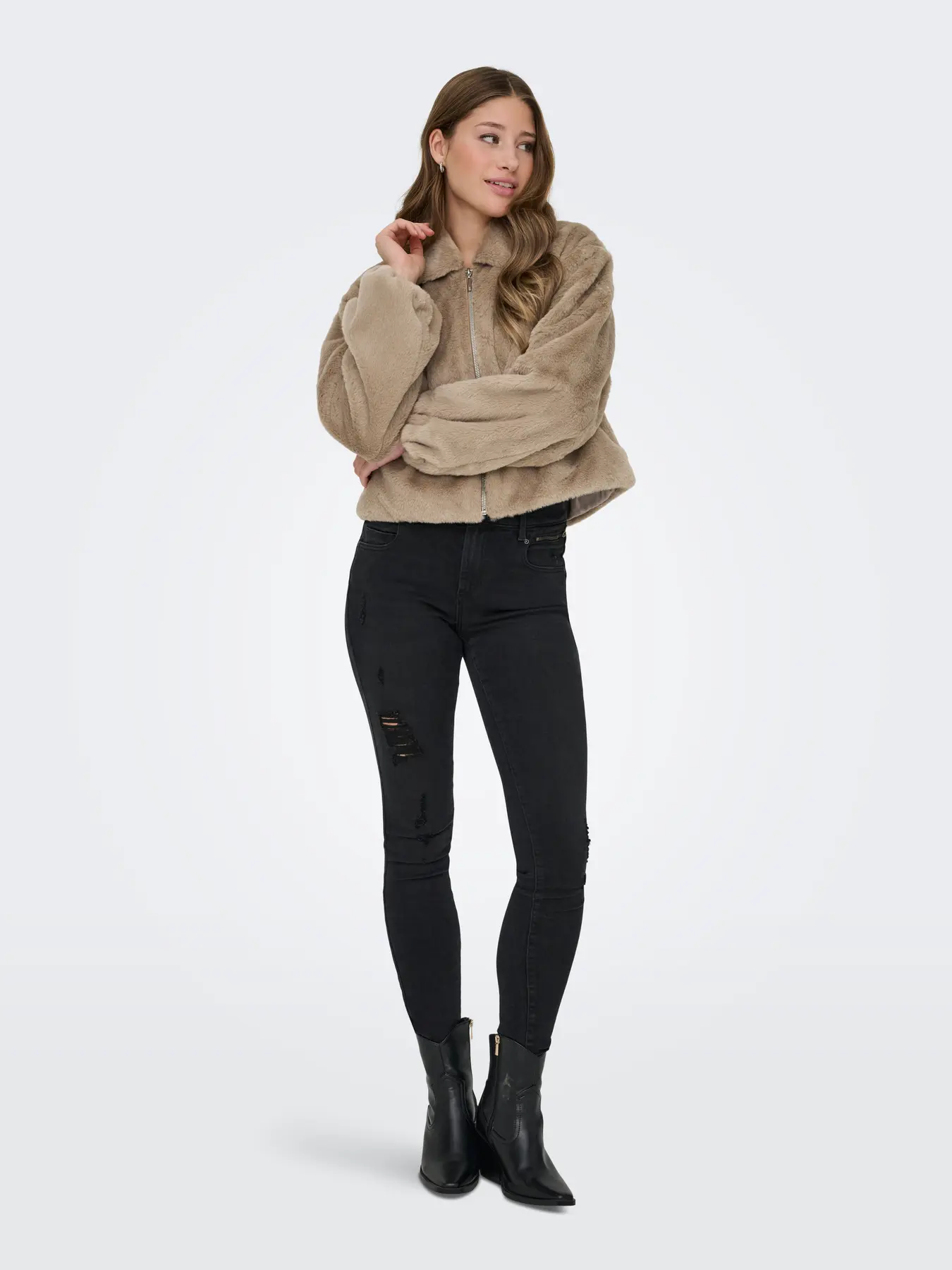 Casaco DANA Only Silver Mink 3