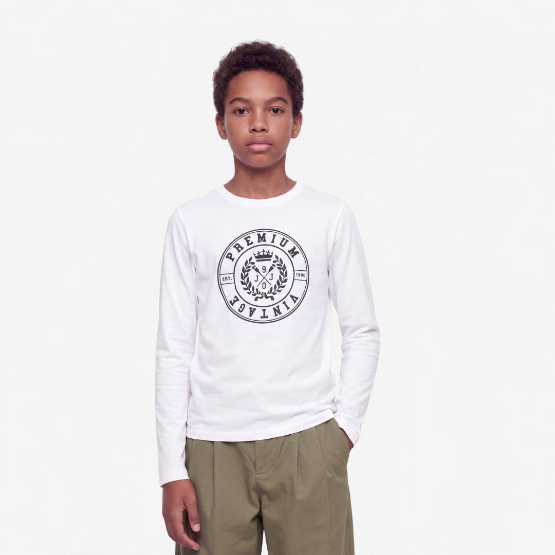 Camisola LUZANDER Jack&Jones Júnior White