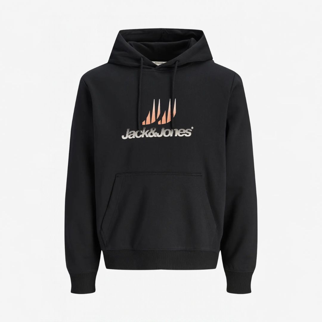 Sweatshirt ECHO Jack&Jones Júnior Black