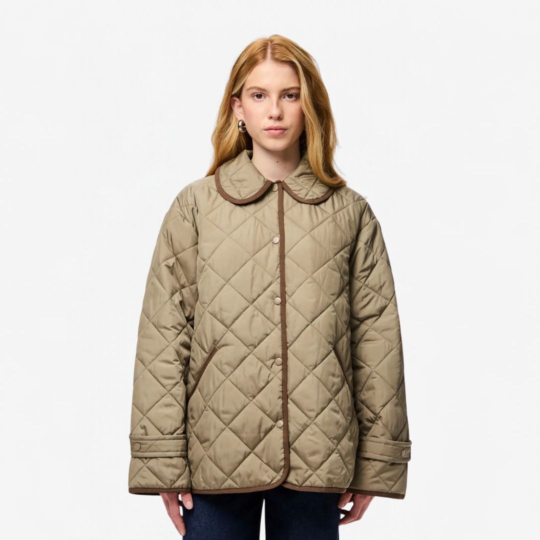 Casaco EMILY Pieces Greige