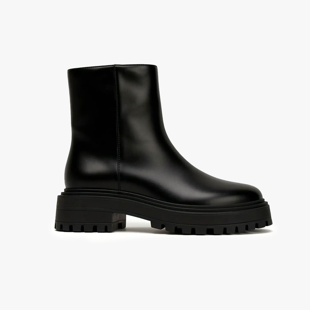 Botins ZIPPER Balmohk Black