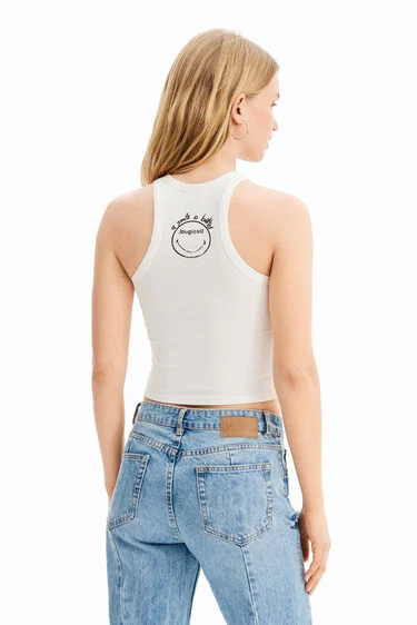 T-shirt Smiley Lemon Desigual 2