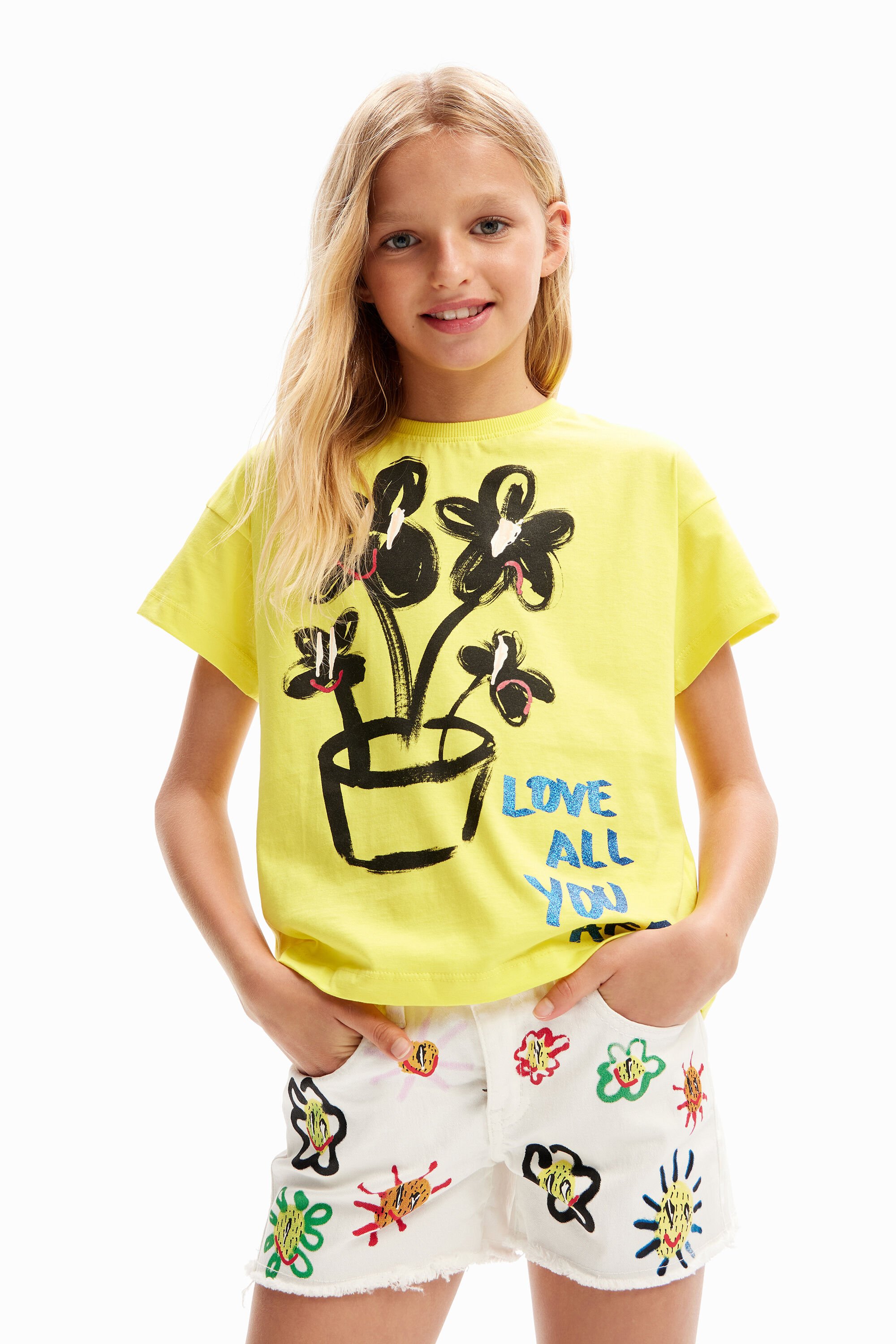 T-shirt Hippie Desigual  1