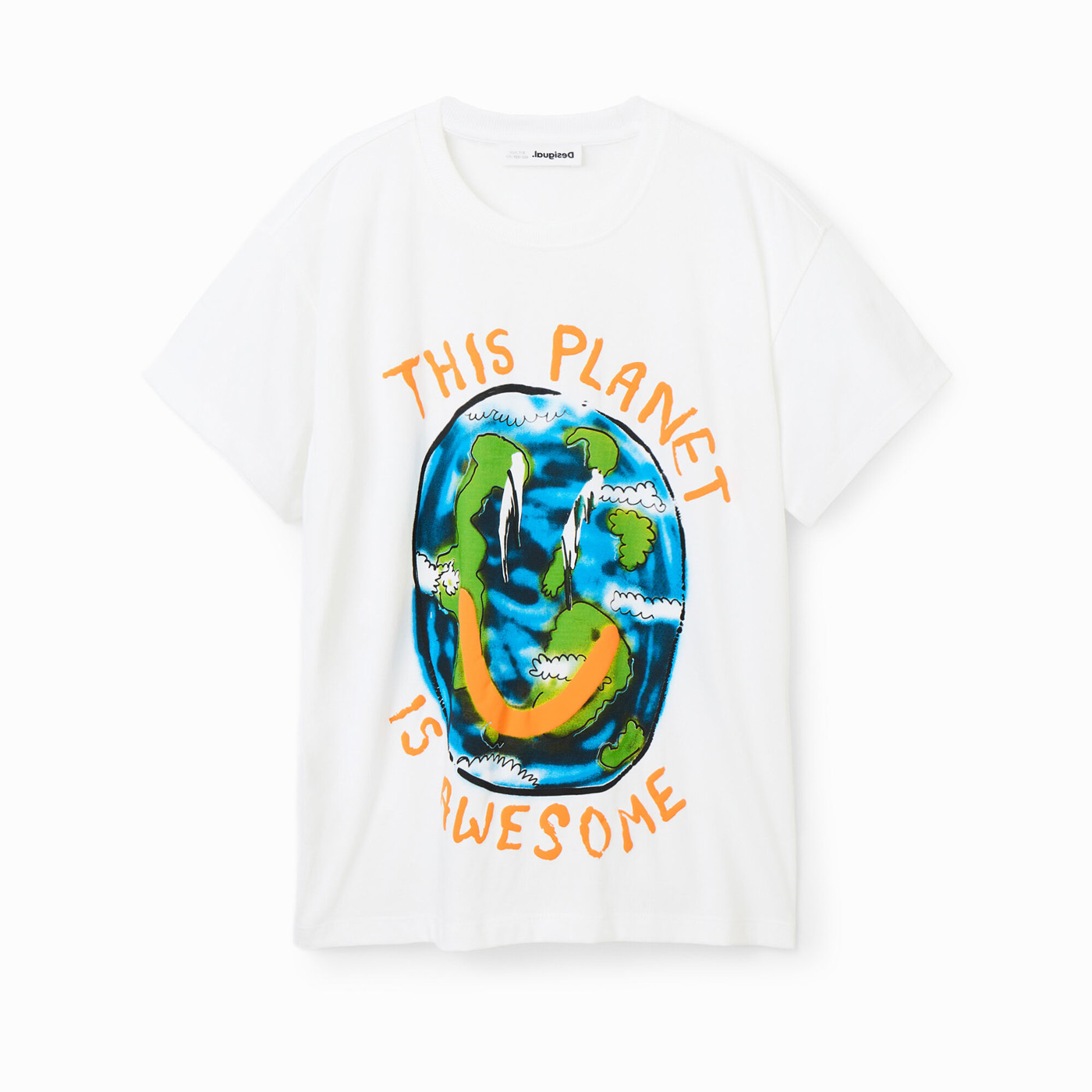 T-shirt Planet Desigual  4