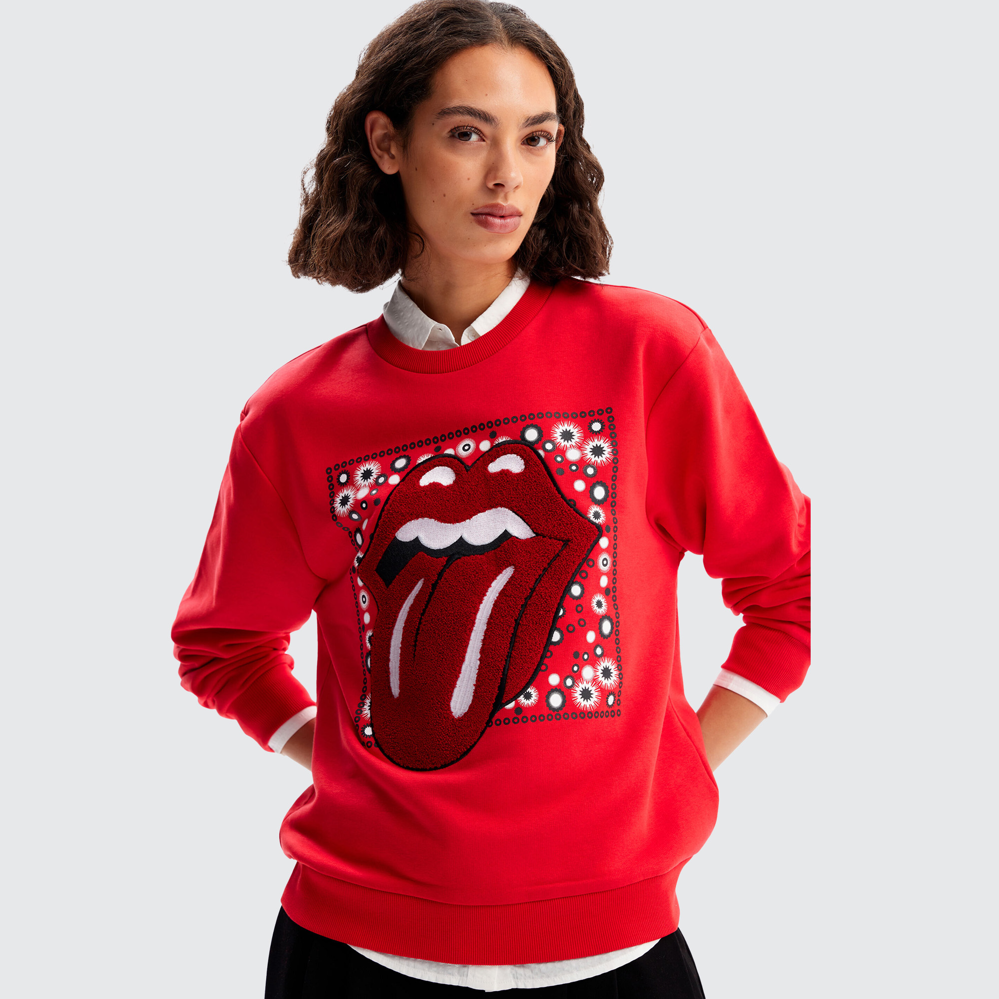 Sweat ROLLING STONES RED Desigual 0