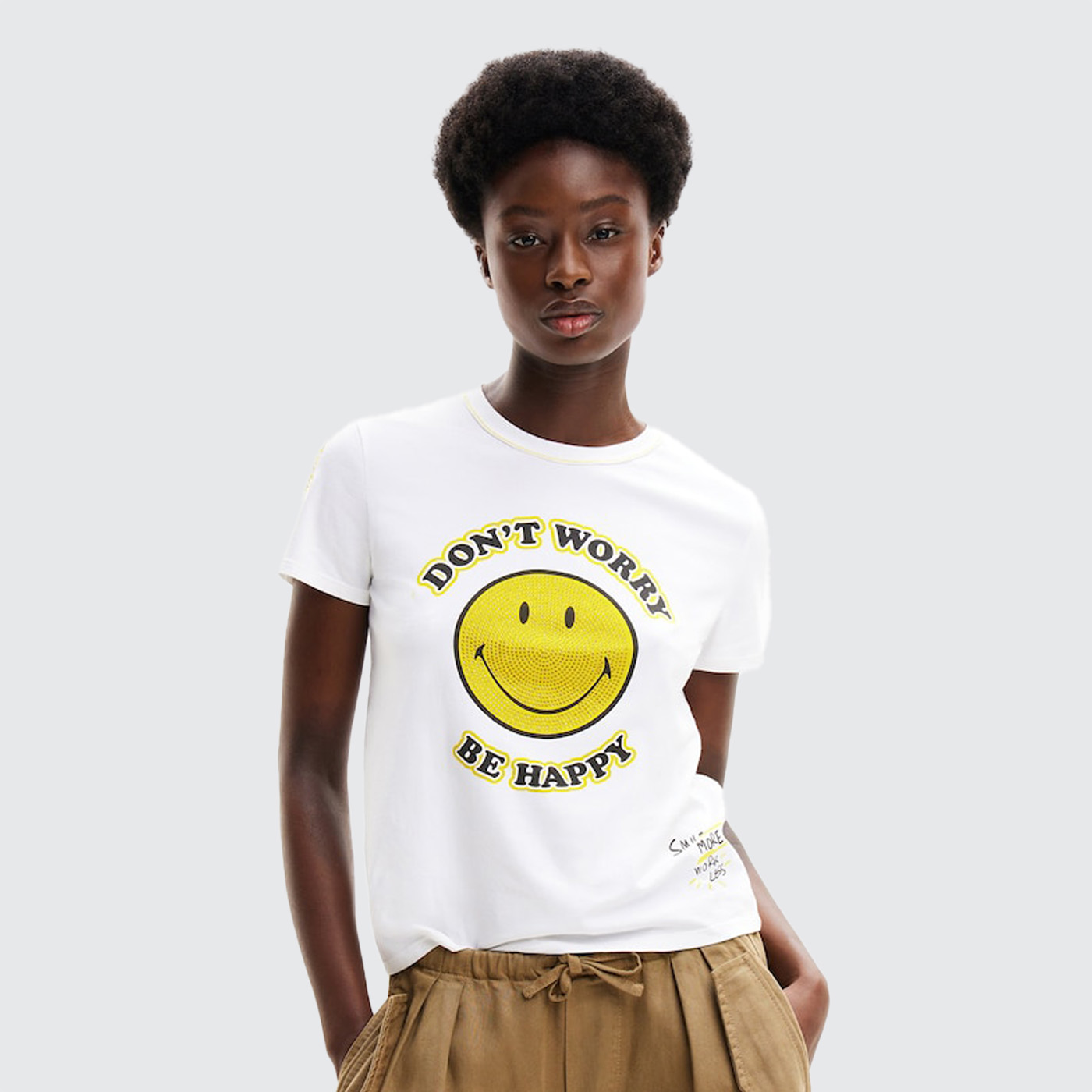 T-shirt MORE SMILEY Desigual 0