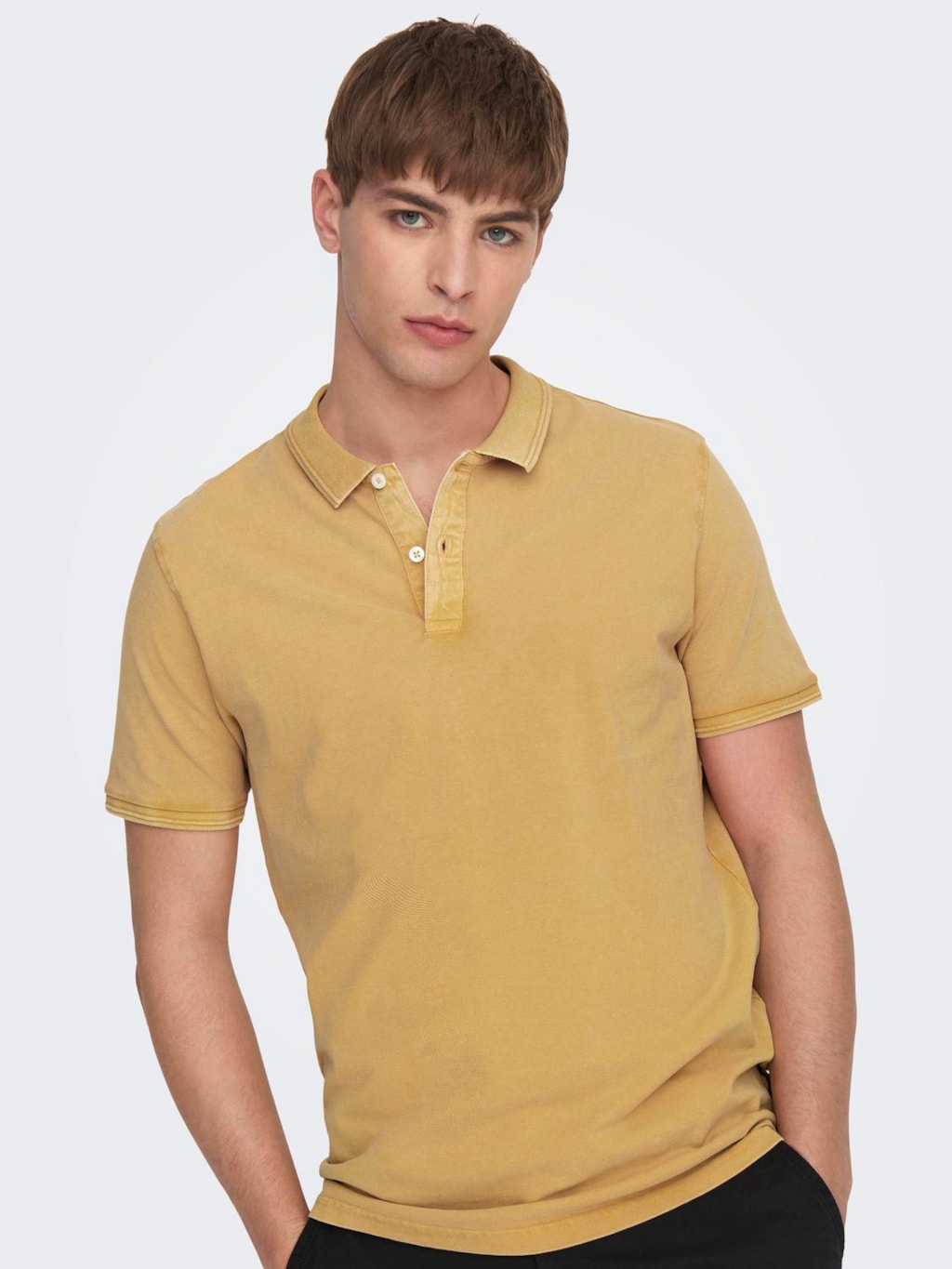 Polo ONSTRAVIS Only&Sons Amarelo 1