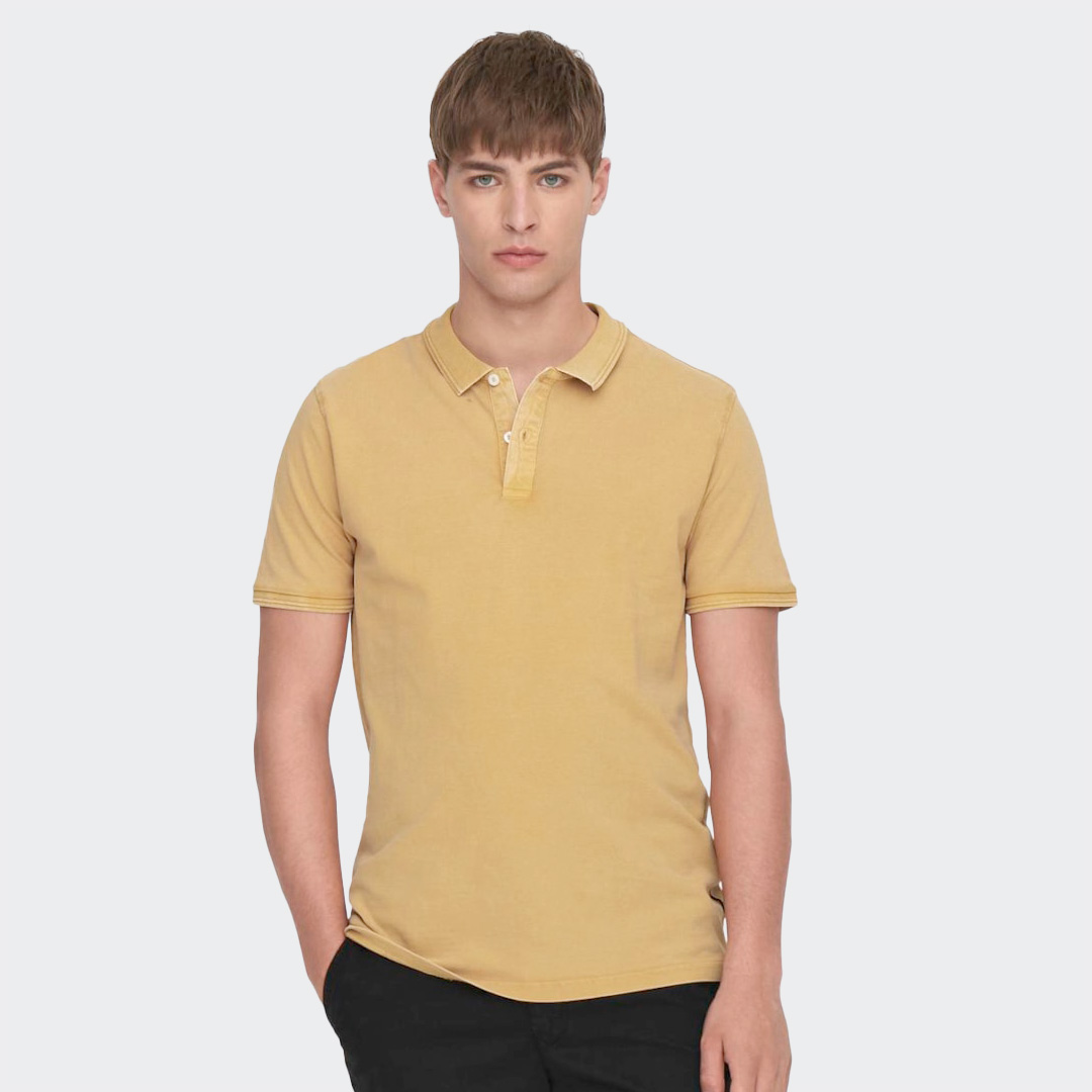 Polo ONSTRAVIS Only&Sons Amarelo 0