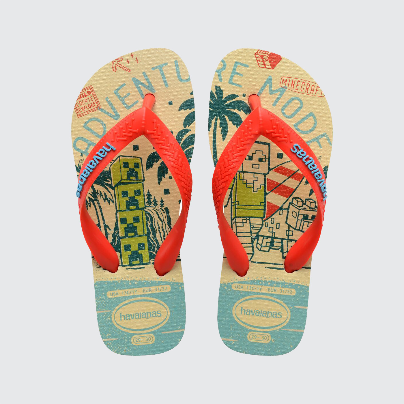 Chinelo MINECRAFT Havaianas 0