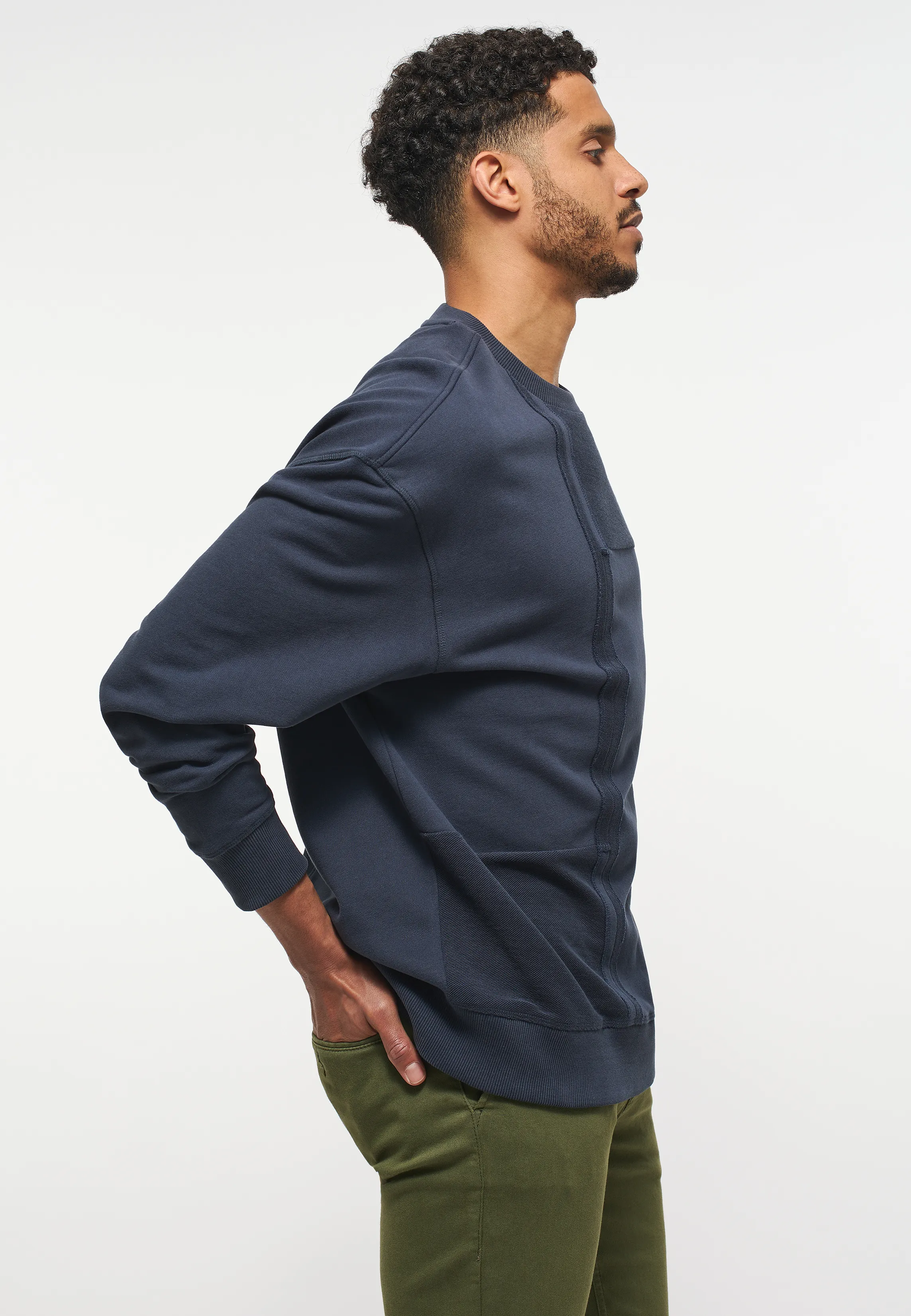 Sweatshirt BEN PATCHWORK Mustang 1