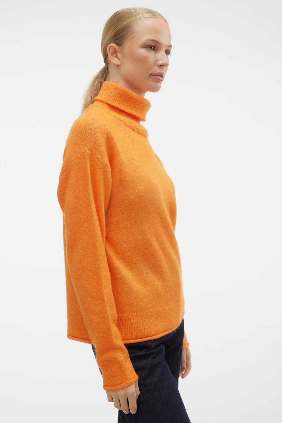 Camisola VMKADEN Veromoda Vibrant Orange 2