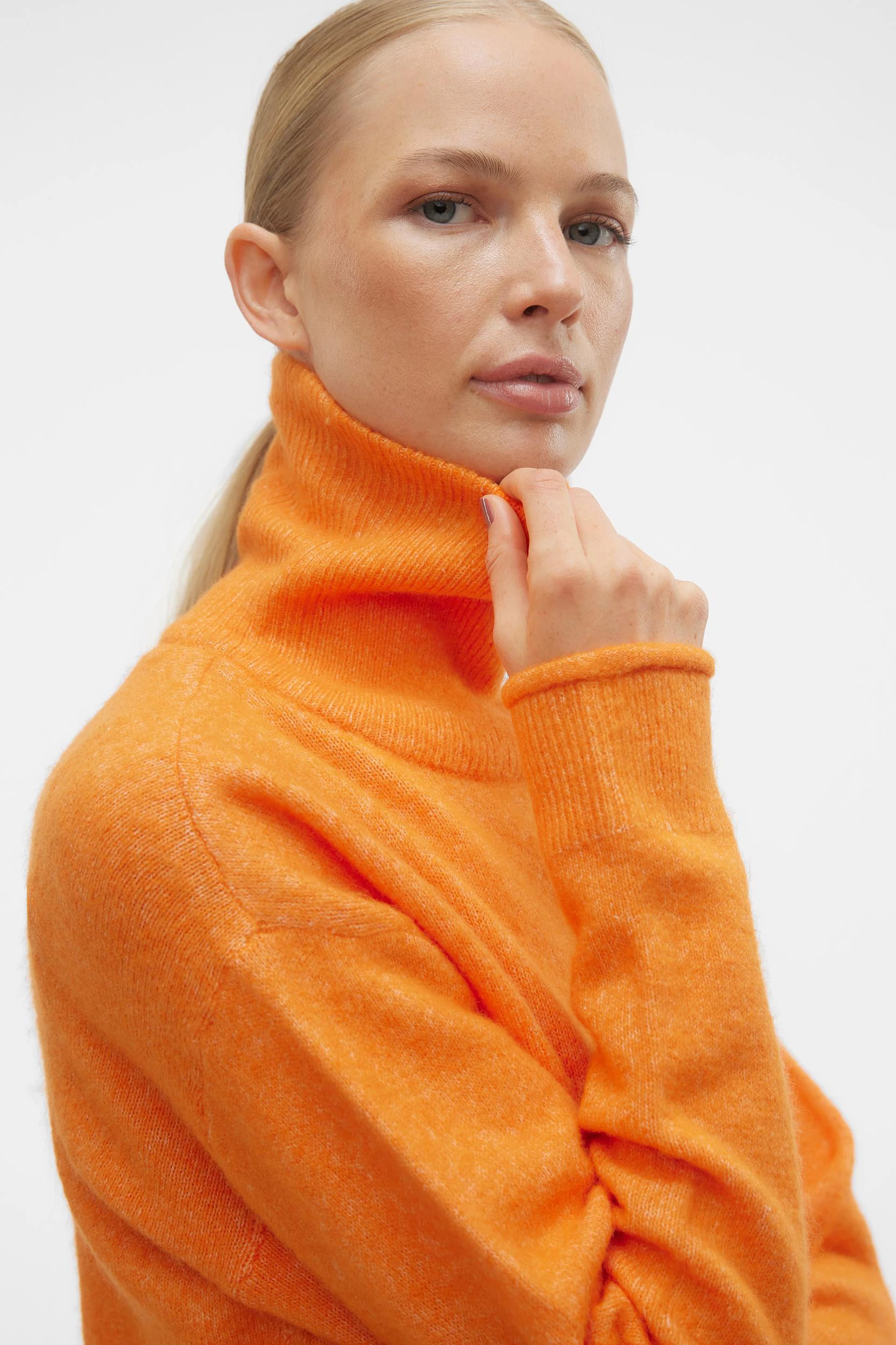 Camisola VMKADEN Veromoda Vibrant Orange 1