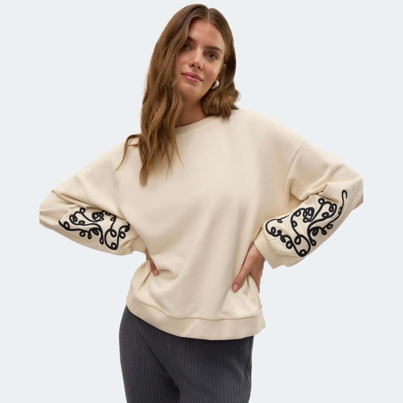 Sweatshirt VMVELO Veromoda Birch 0