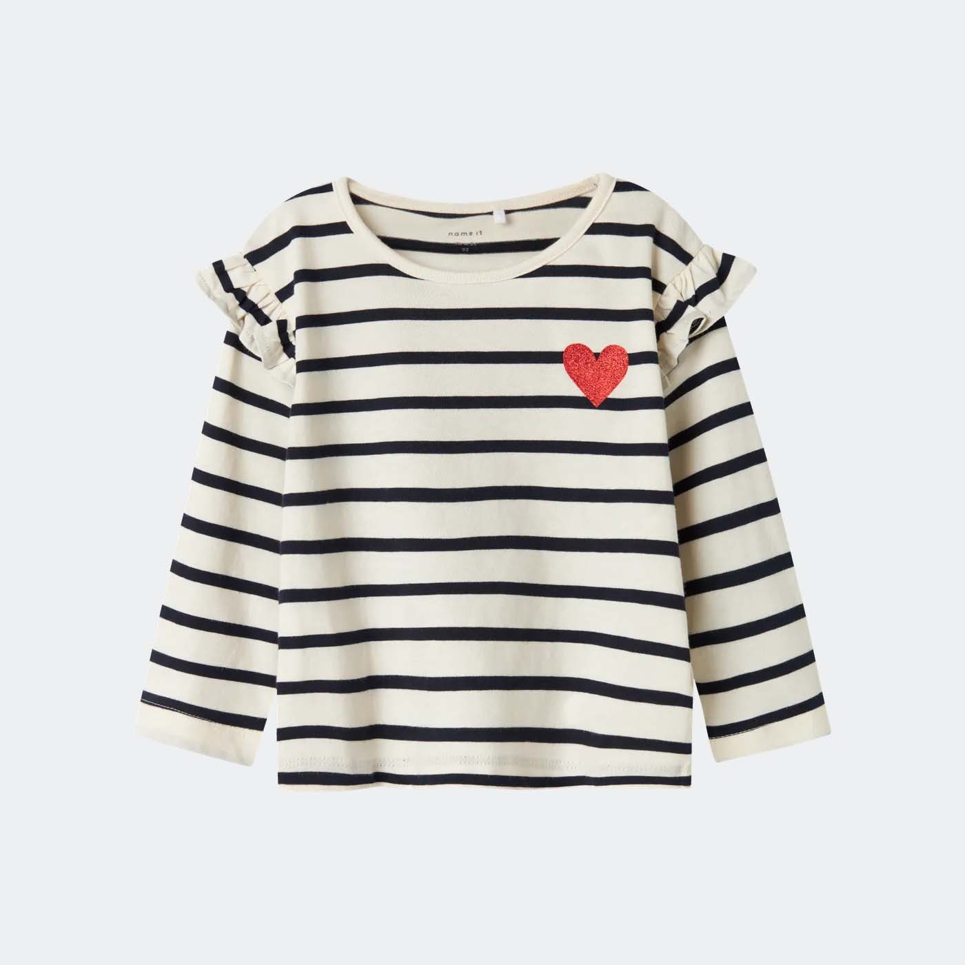 T-shirt NMFTOVELINA Name It Sea Salt 0