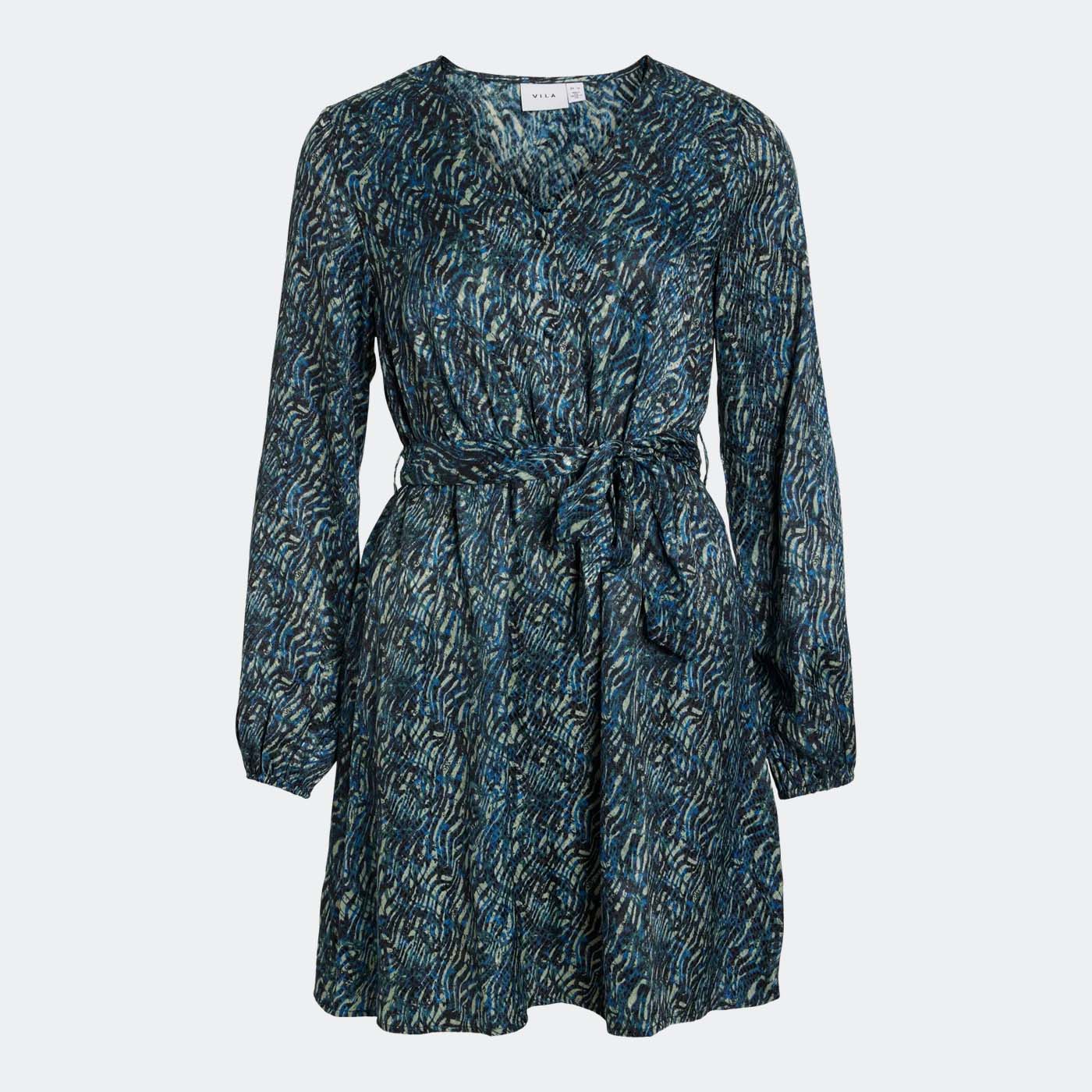 Vestido VIPHINEA Vila Moroccan Blue 0