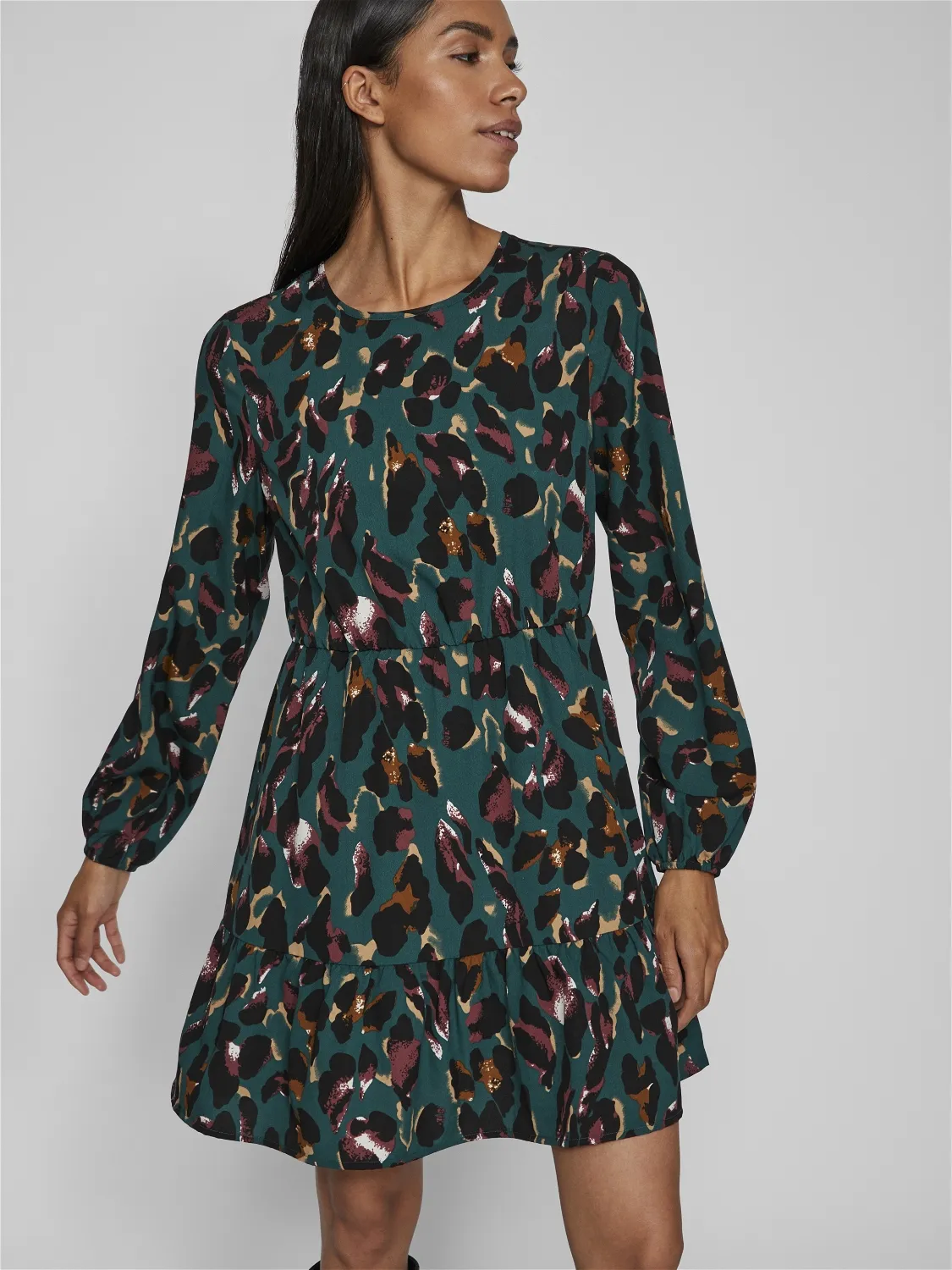 Vestido VIJULIETTA Vila Ponderosa Pine 1