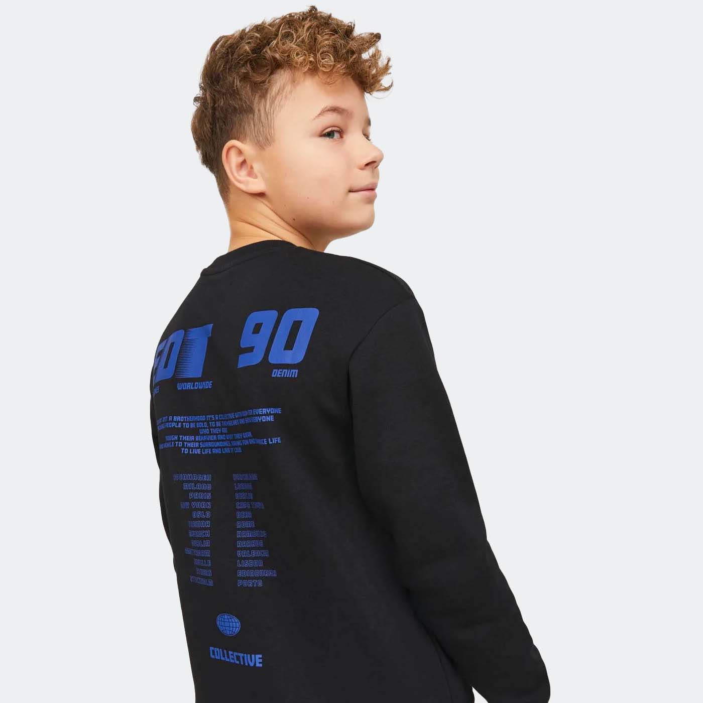 Sweatshirt JORCOLLECT Jack&Jones Júnior Black 0