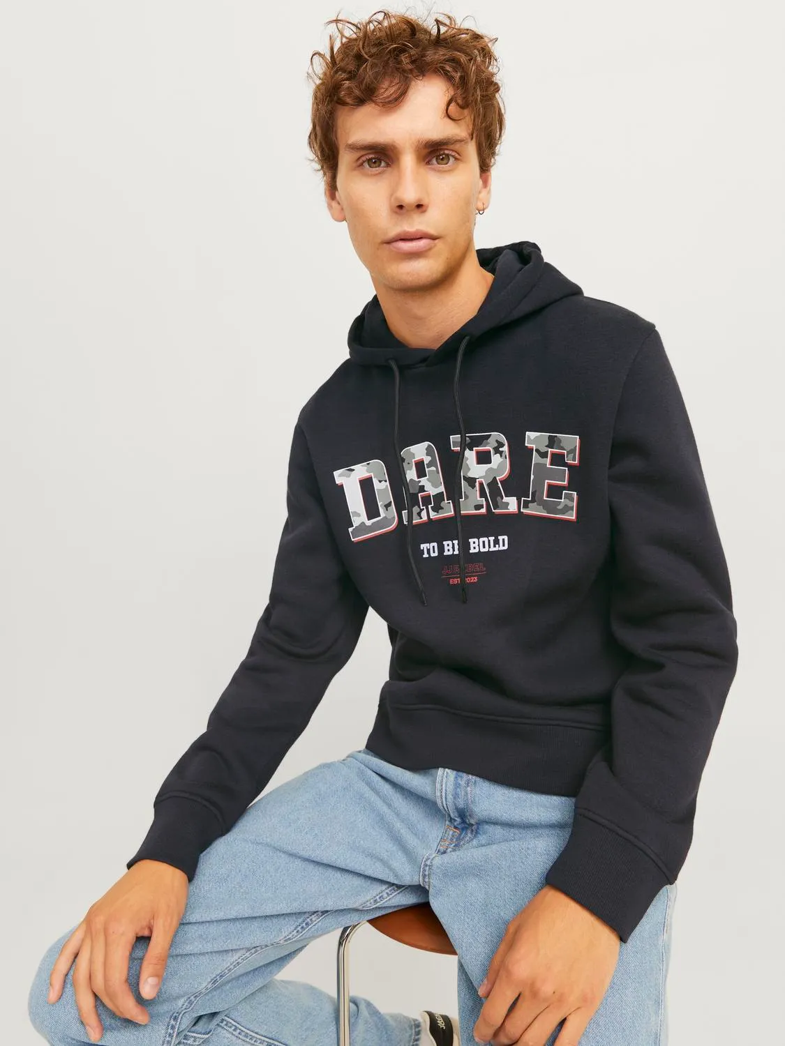 Sweatshirt JREBHAMILTON Jack&Jones Rebel Black 1