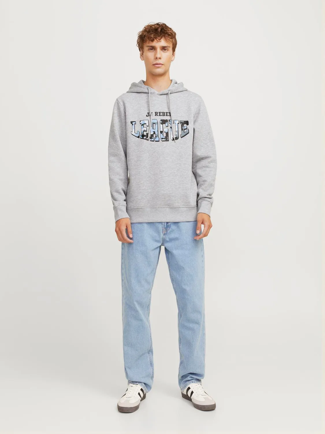 Sweatshirt JREBHAMILTON Jack&Jones Rebel Light Grey 4