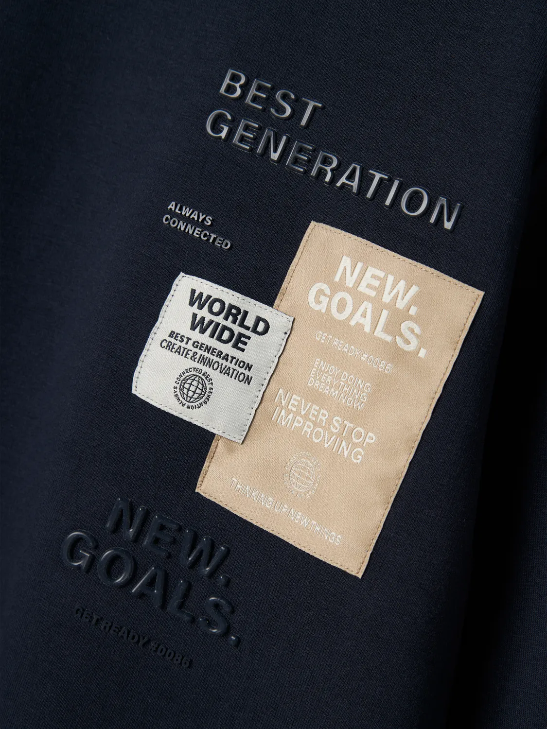 Sweatshirt NMMSAKU Name It Dark Sapphire 1