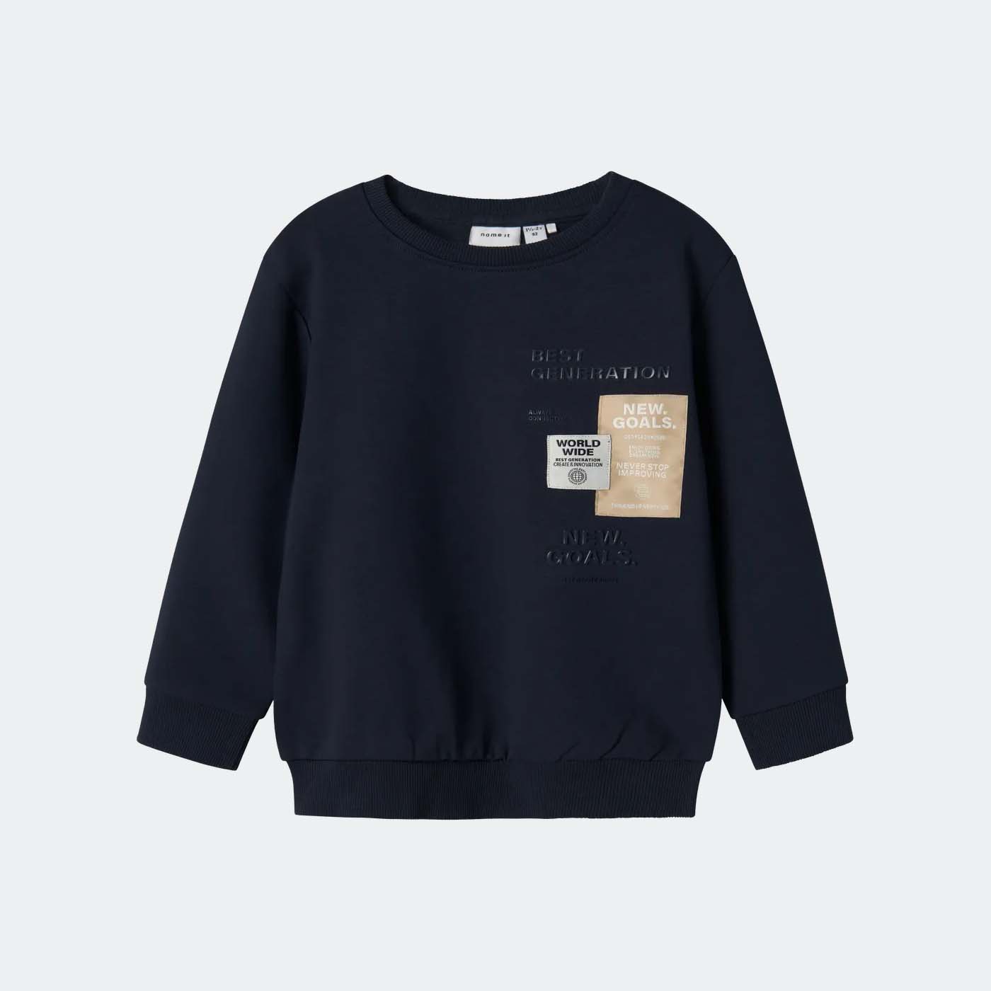 Sweatshirt NMMSAKU Name It Dark Sapphire 0